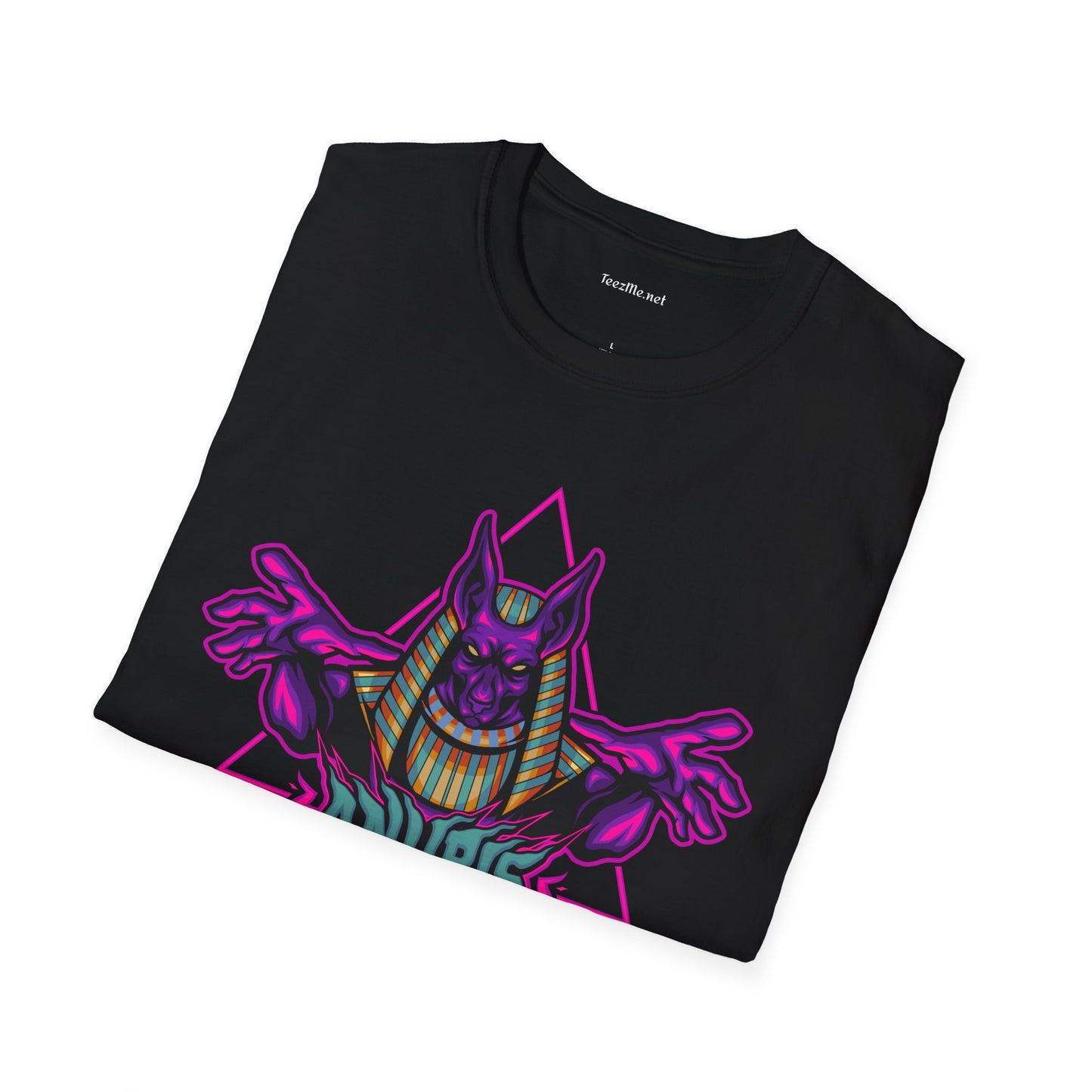 Anubis Eqyptian Mystic Unisex Soft Style T-Shirt 100% Cotton