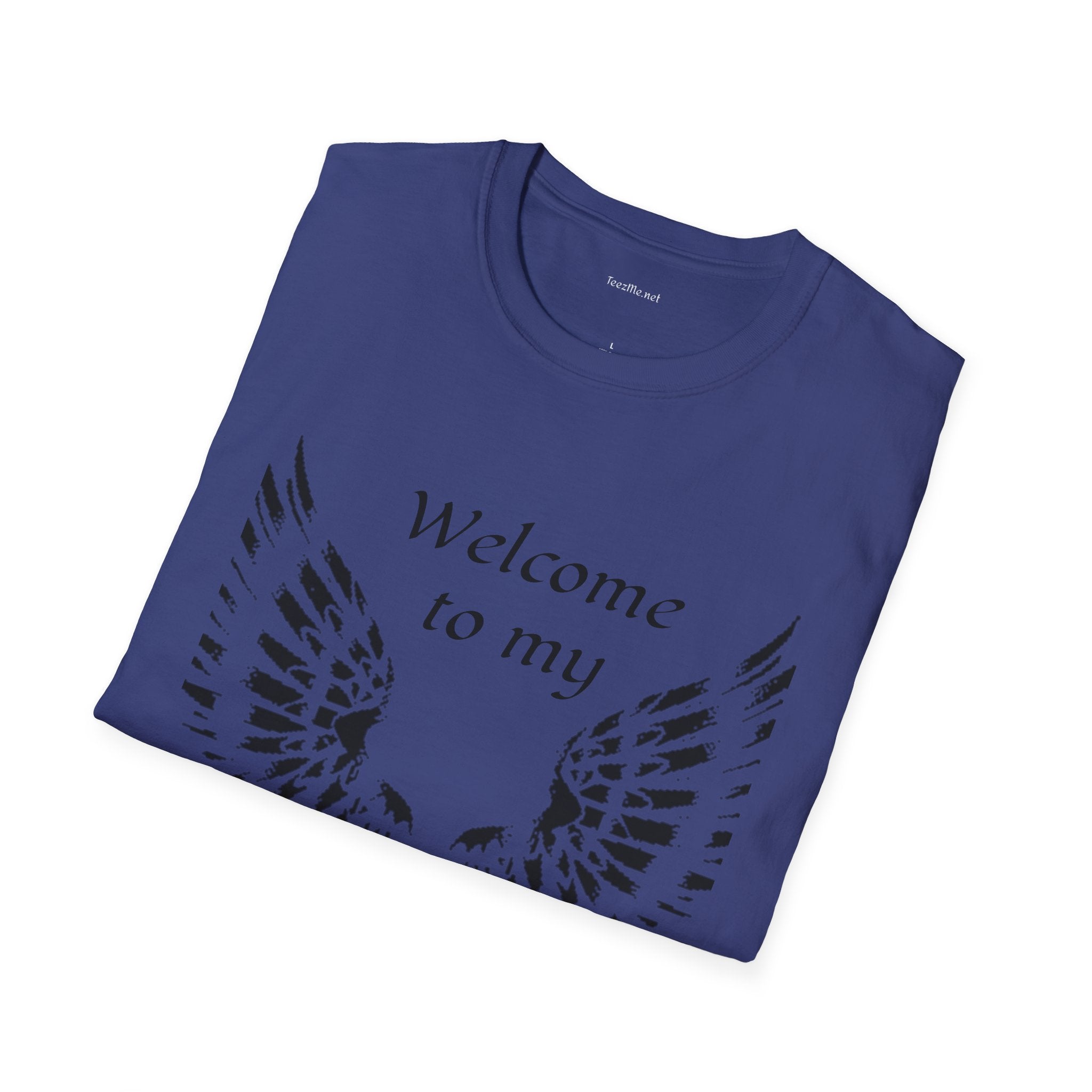 Welcome to my DARKSIDE - Unisex Softstyle T-Shirt 100% Cotton Graphic