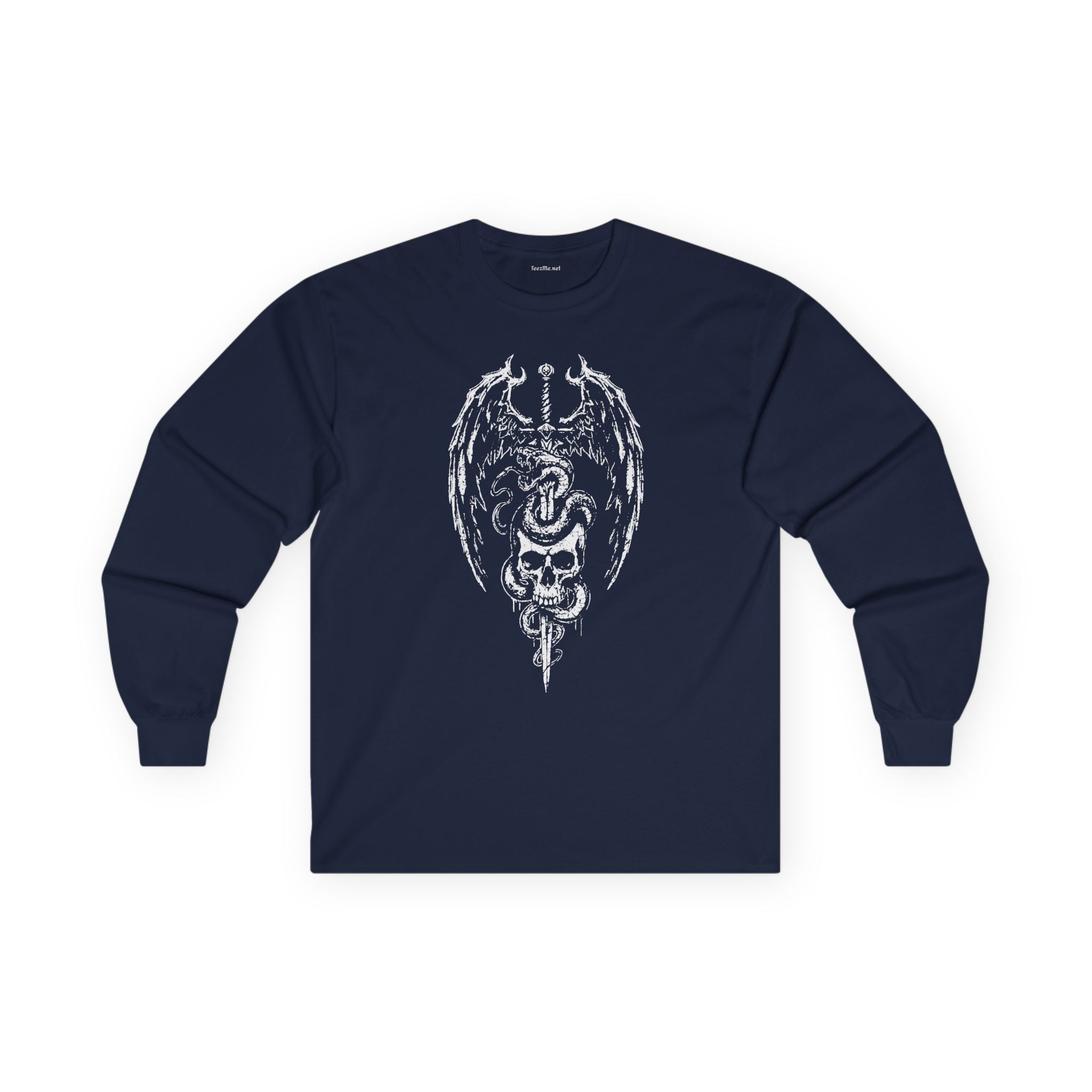 Snake with Sword Long Sleeve Tee