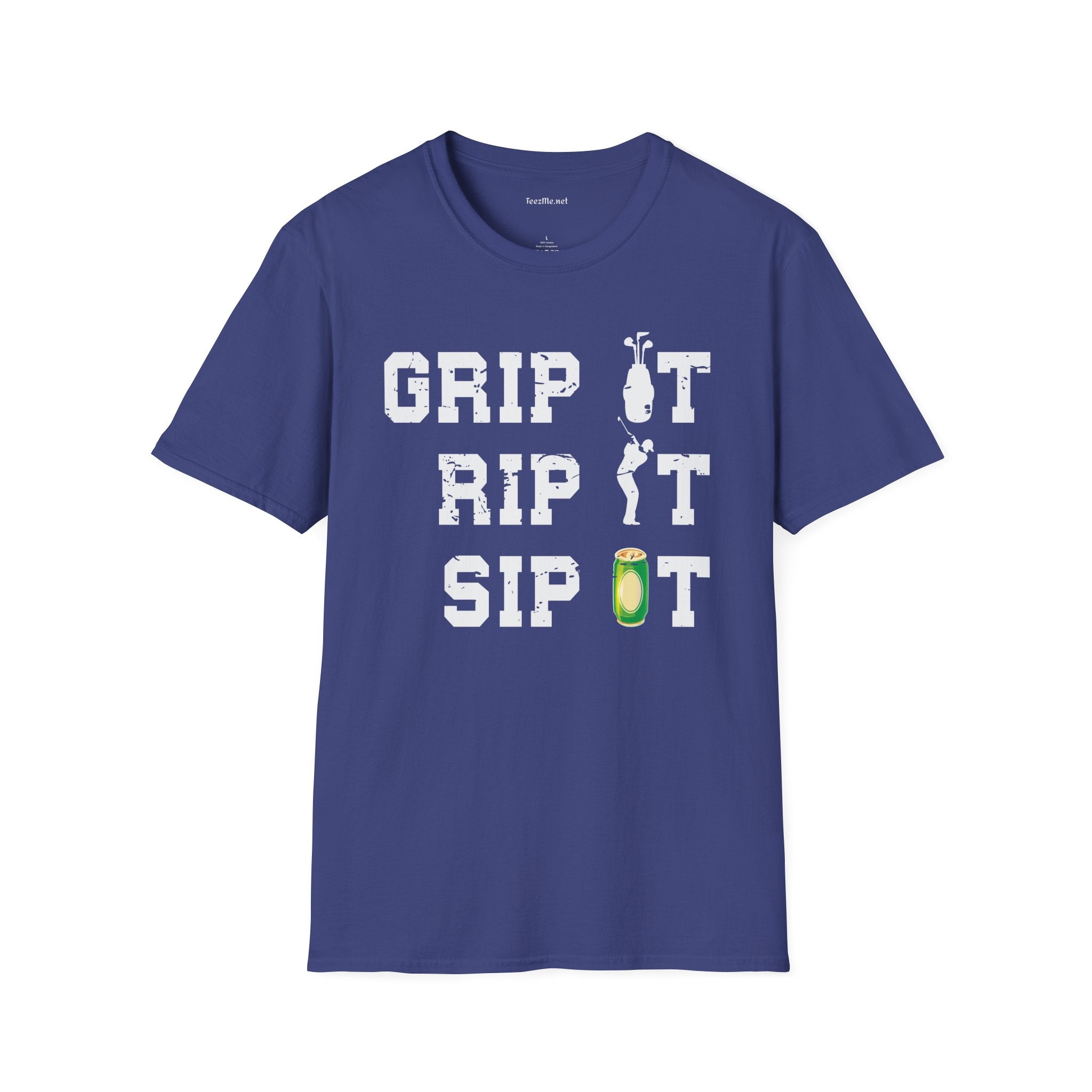 Funny Golf Unisex Softstyle T-Shirt 100% Cotton