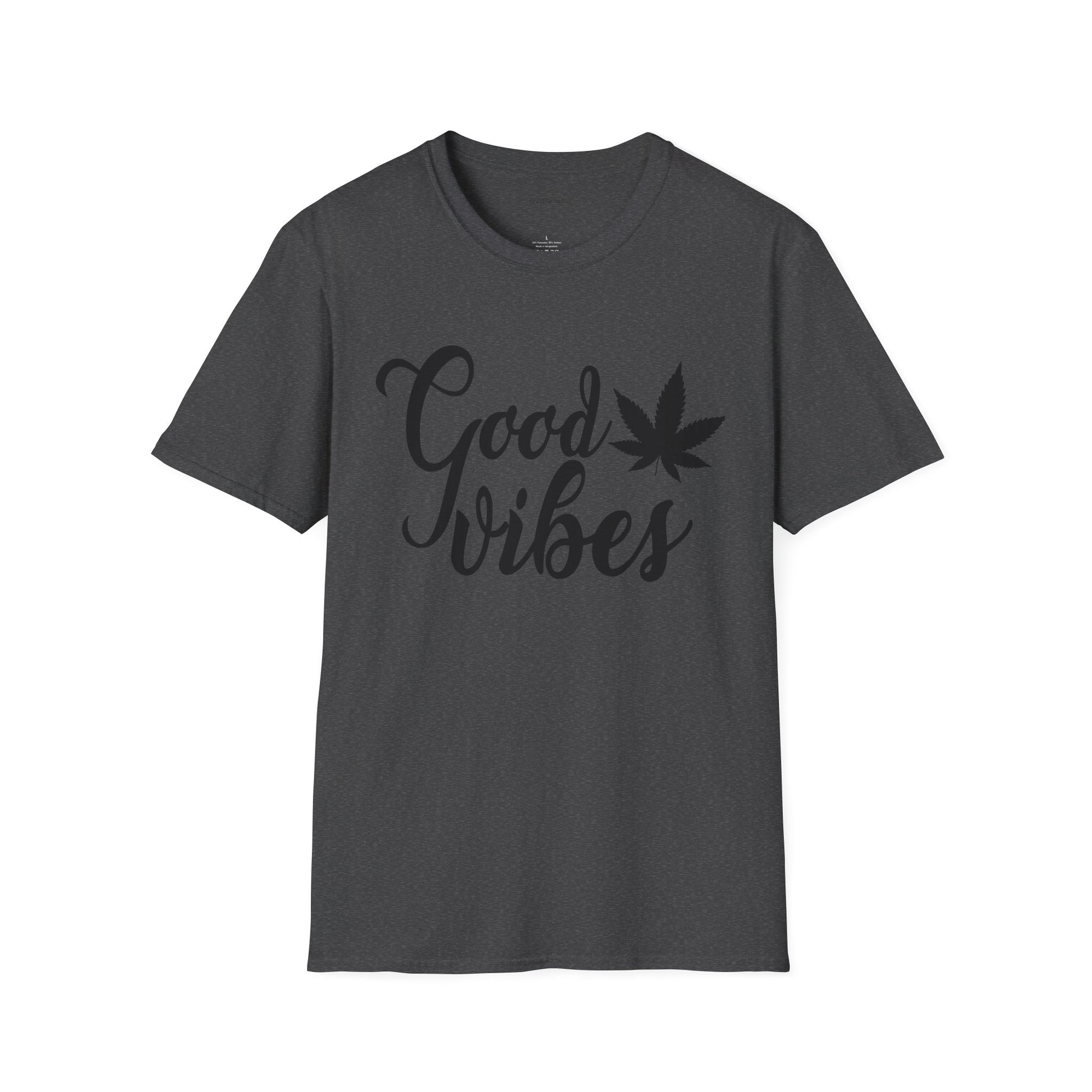 Good Vibes Weed - Unisex Softstyle T-Shirt 100% Cotton Graphic