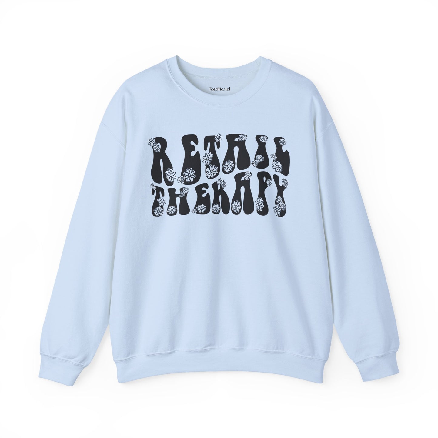Retail Therapy Retro 01 Unisex Heavy Blend™ Crewneck Sweatshirt Graphic