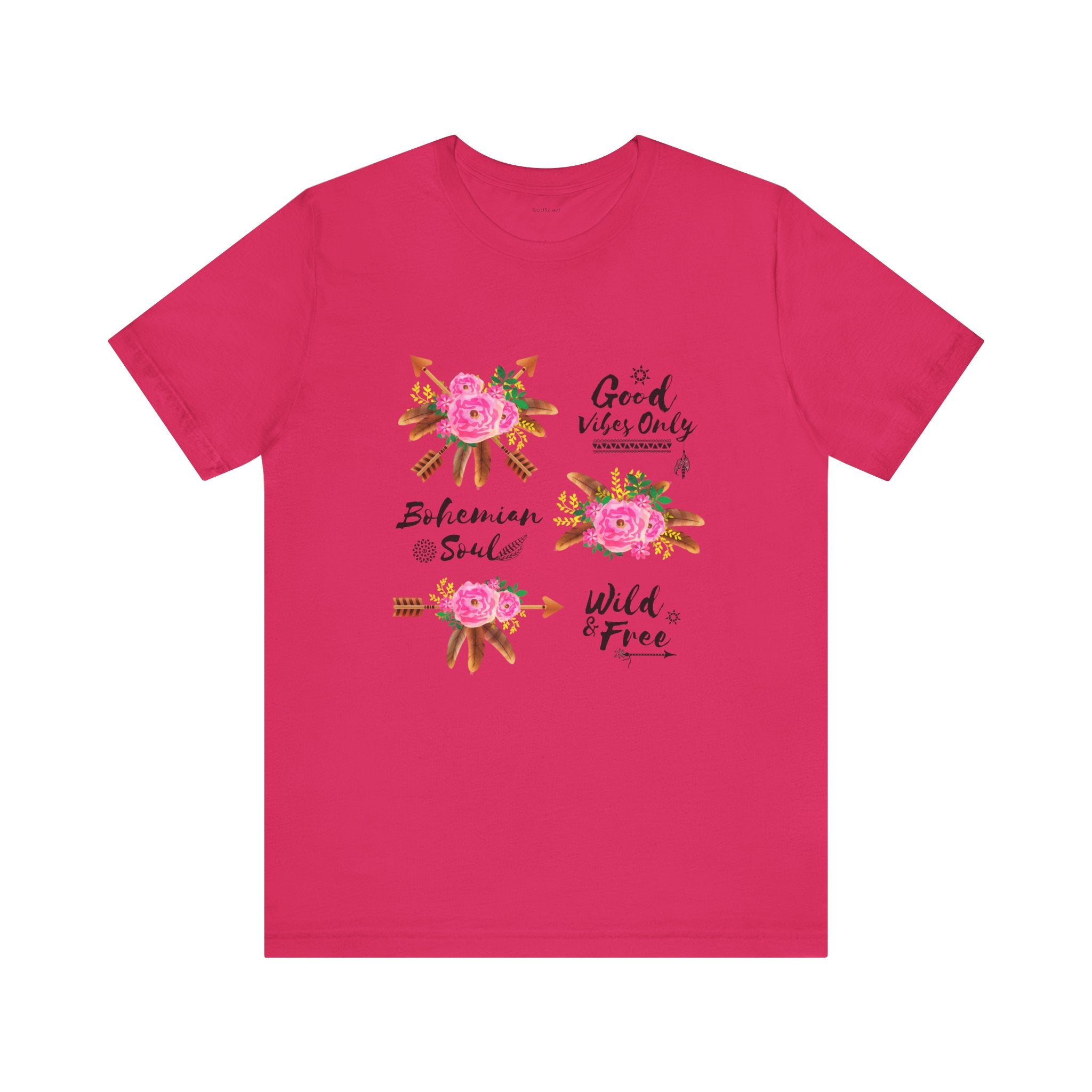 Wild & Free - Unisex Jersey Short Sleeve Tee #BOHO