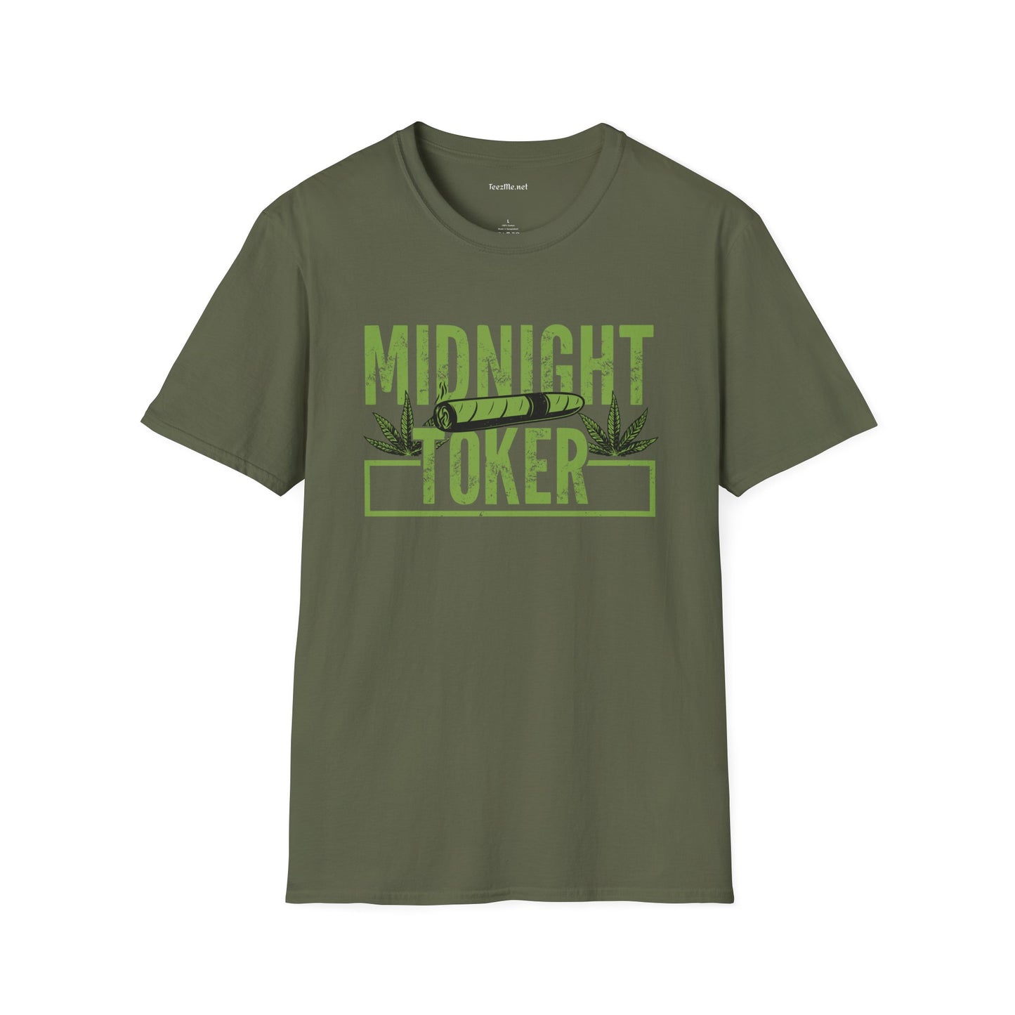 Midnight Toker 01 Unisex Soft Style T-Shirt 100% Cotton Graphic