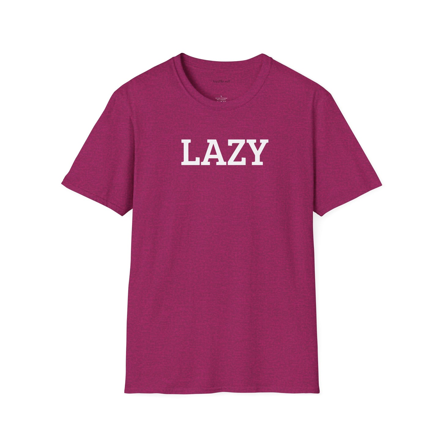 LAZY - Unisex Softstyle T-Shirt 100% Cotton Graphic
