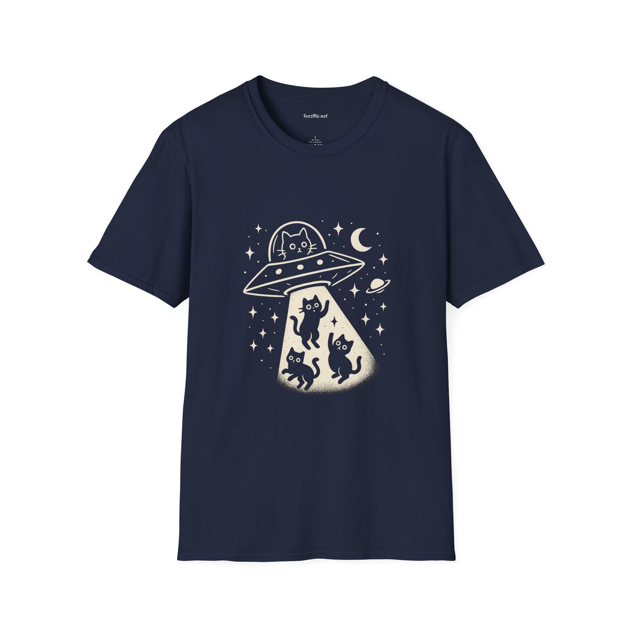 UFO Cats Unisex Softstyle T-Shirt 100% Cotton Graphic