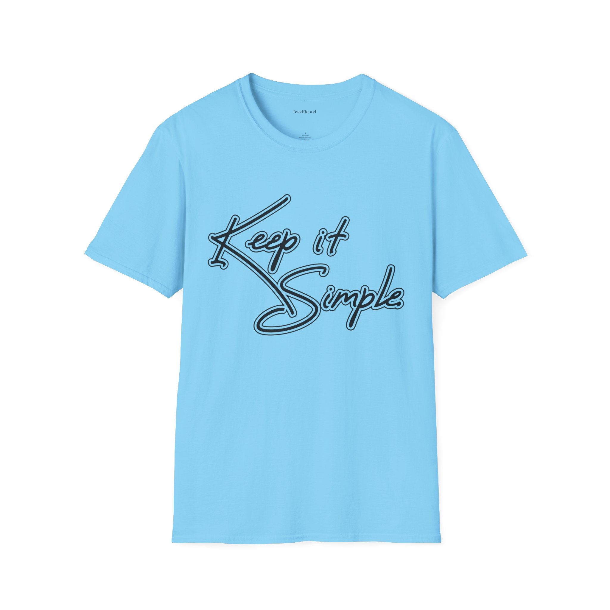 Keep It Simple T-Shirt — Minimalist Script Graphic Tee