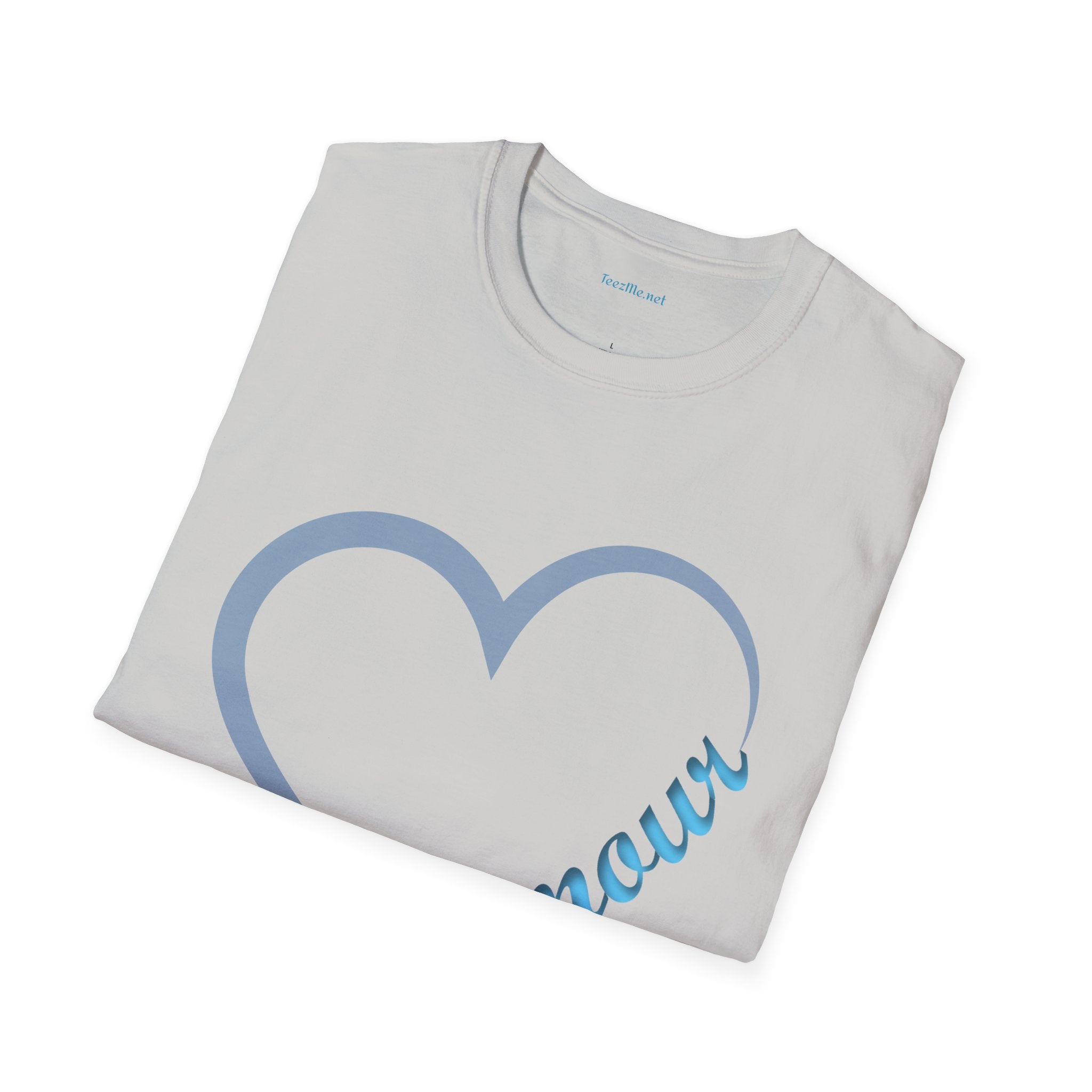 Amour (Turquoise) Unisex Softstyle T-Shirt 100% Cotton Graphic