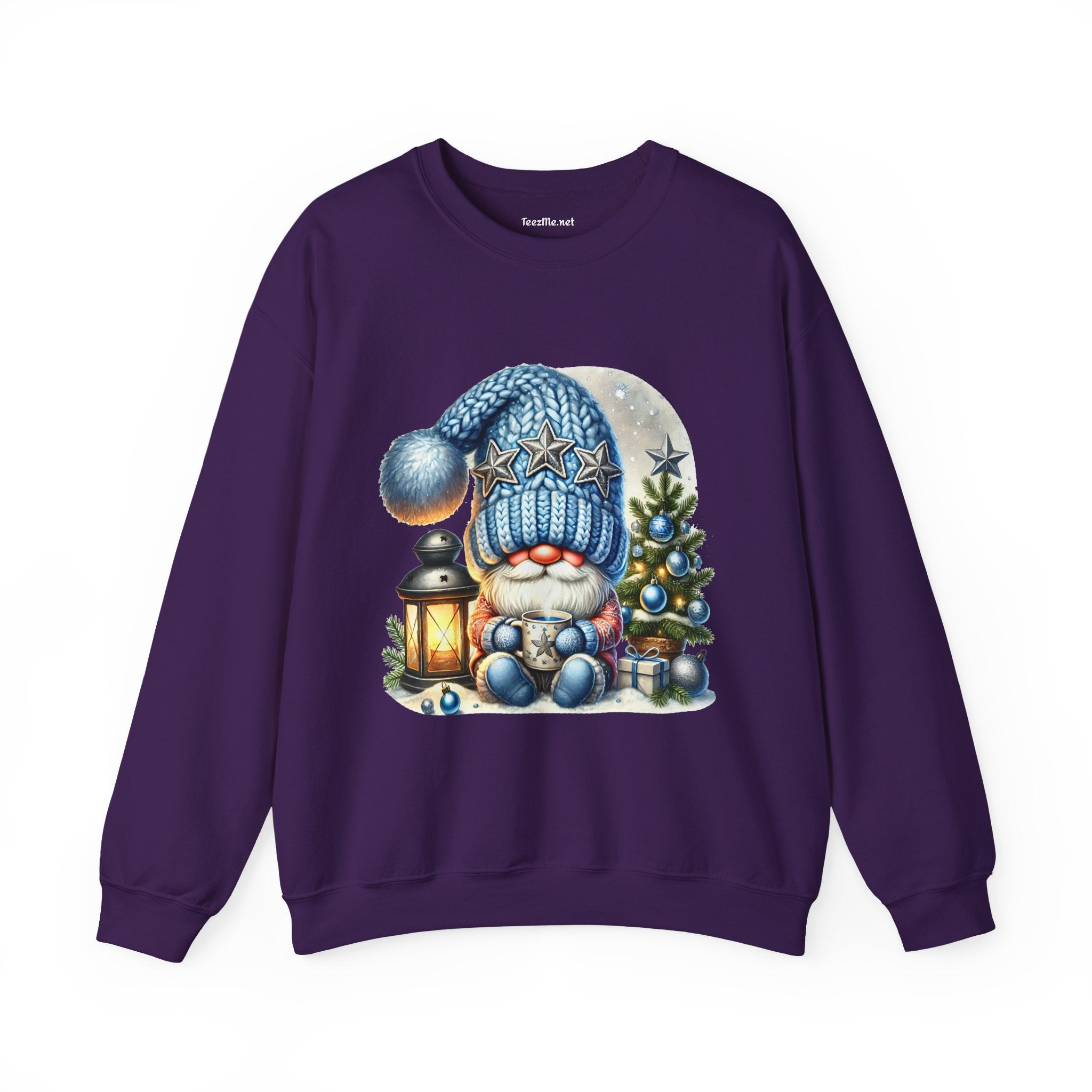 Cozy Christmas Gnome Unisex Heavy Blend™ Crewneck Sweatshirt