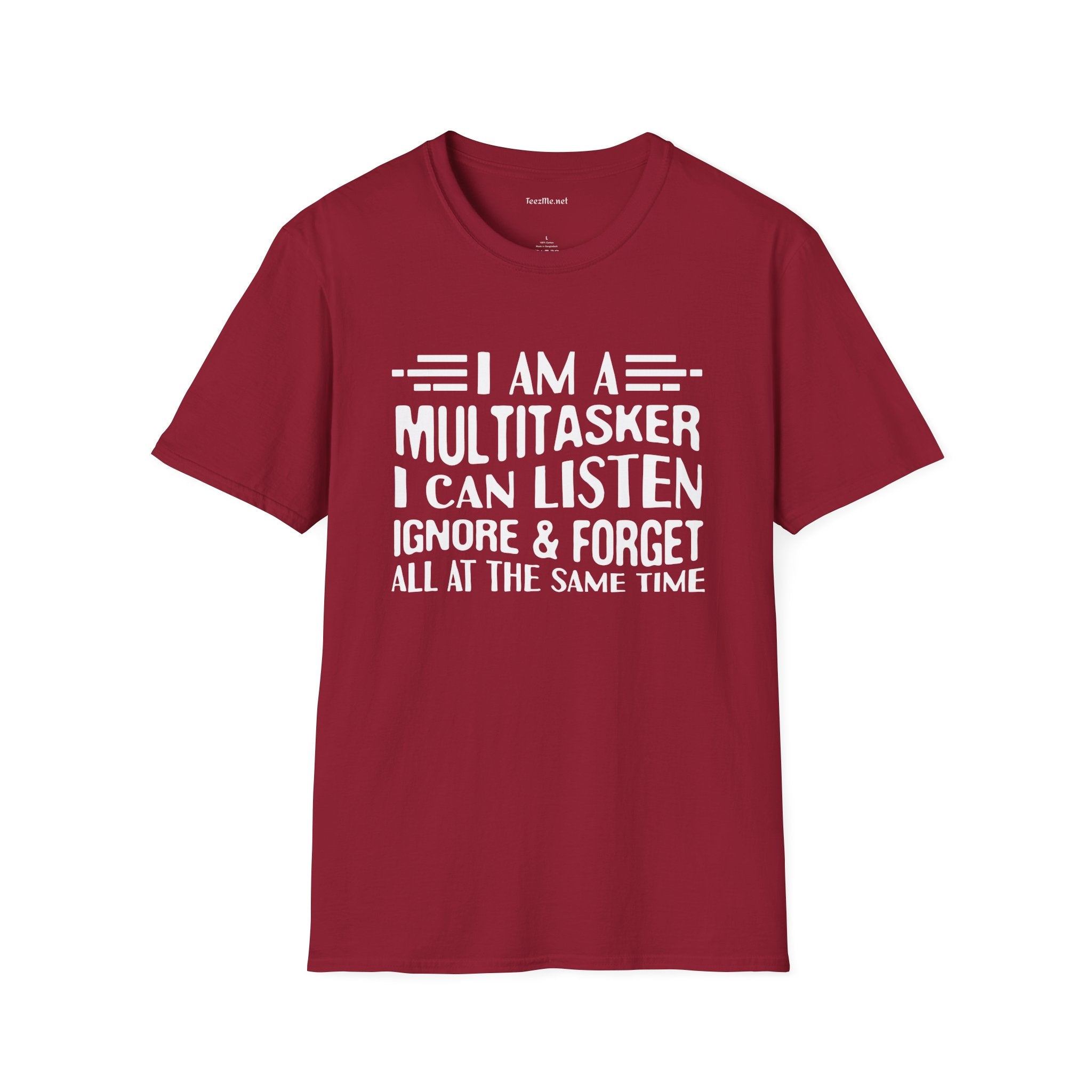 MultiTasker Unisex SoftStyle T-Shirt 100% Cotton
