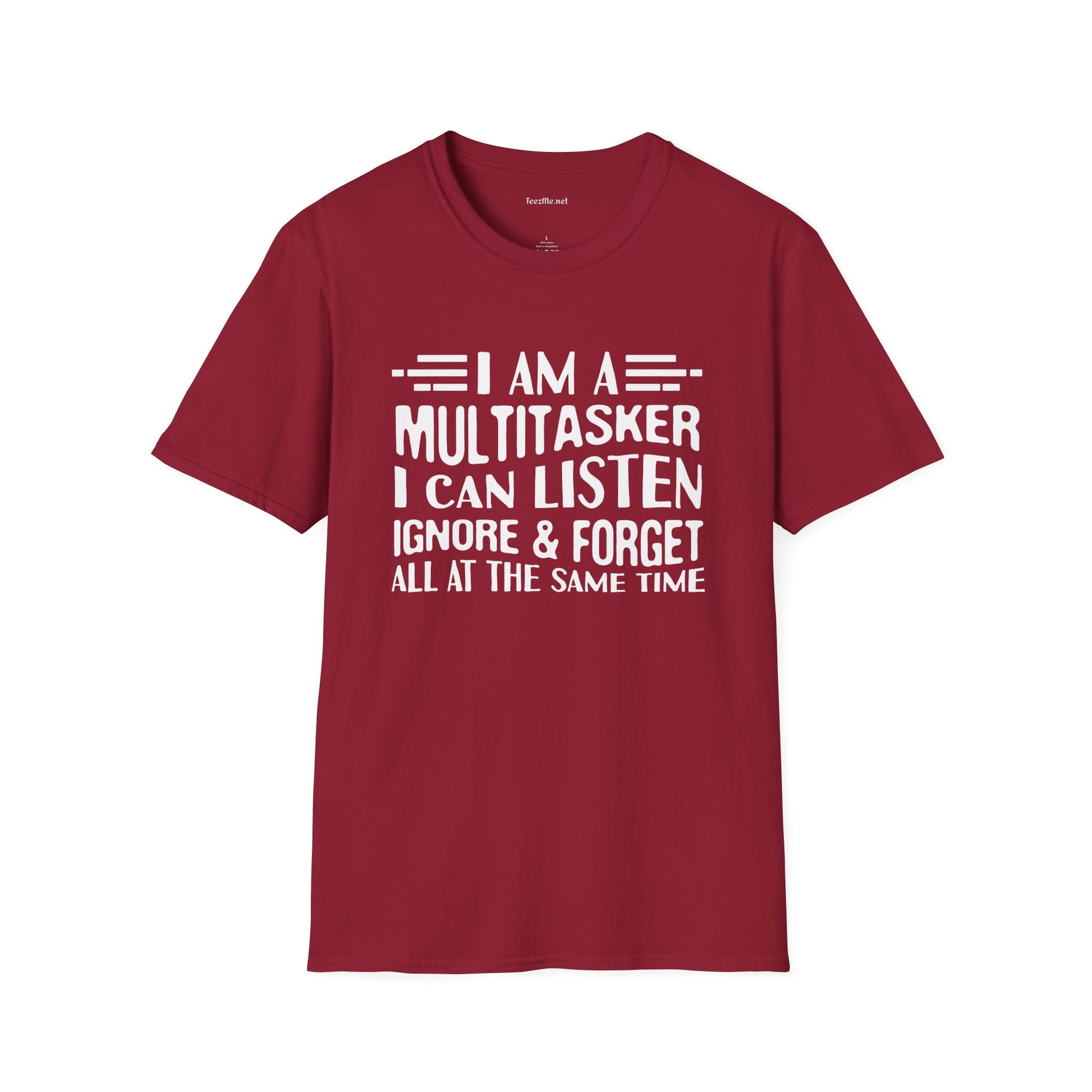 MultiTasker Unisex SoftStyle T-Shirt 100% Cotton