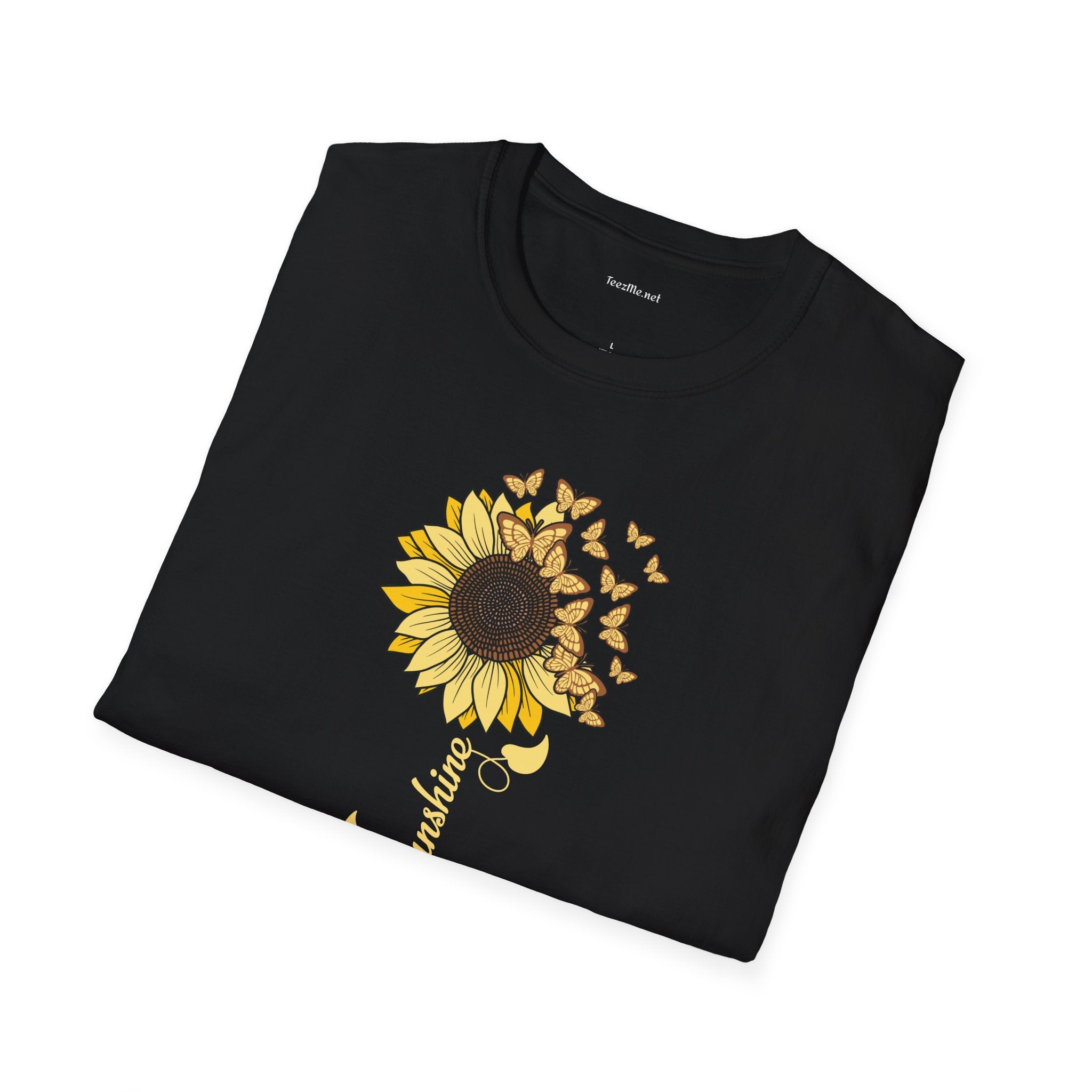 Sunflower Butterflies T-Shirt — 'You are my Sunshine' Floral Tee