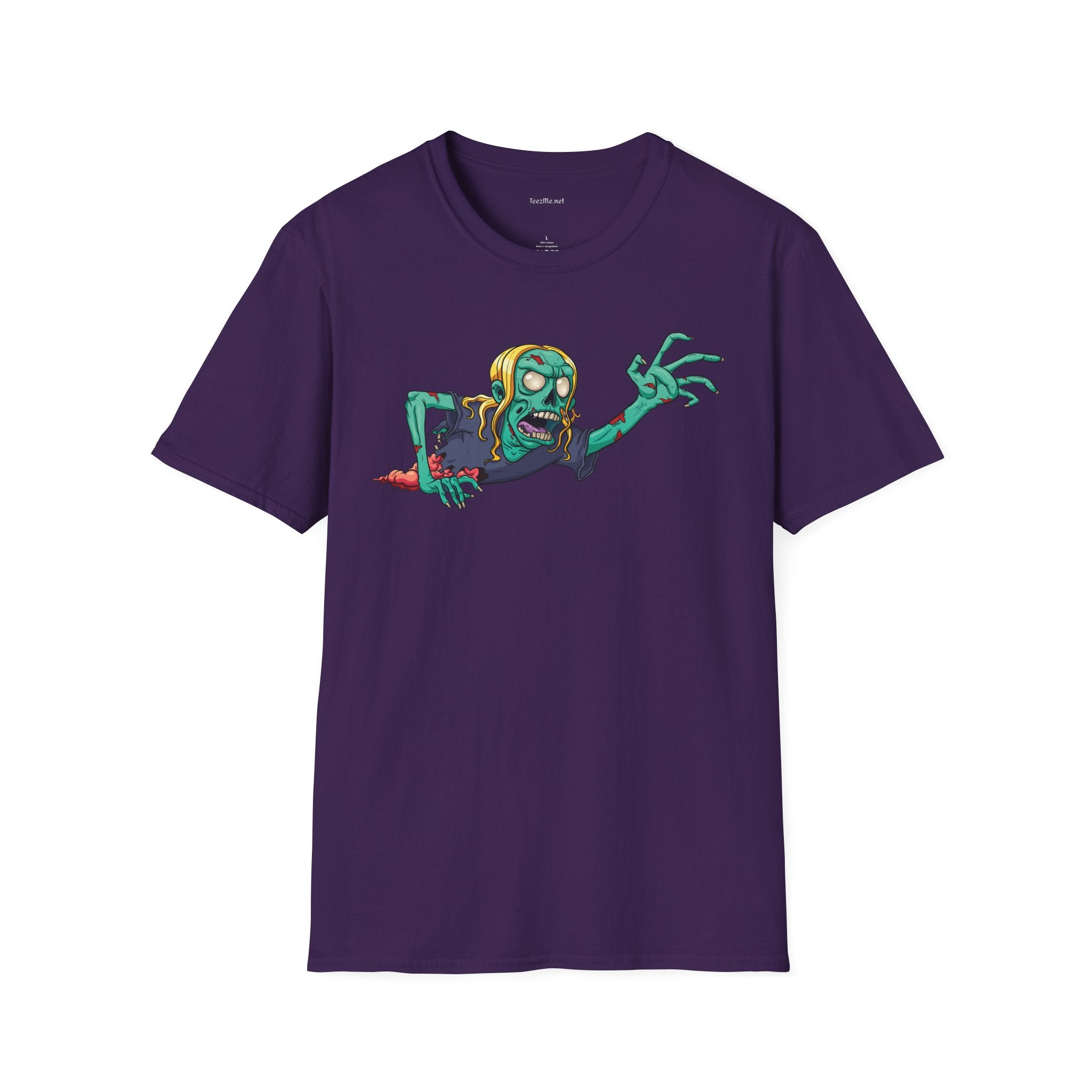 Zombie Grab - Unisex Softstyle T-Shirt 100% Cotton Graphic