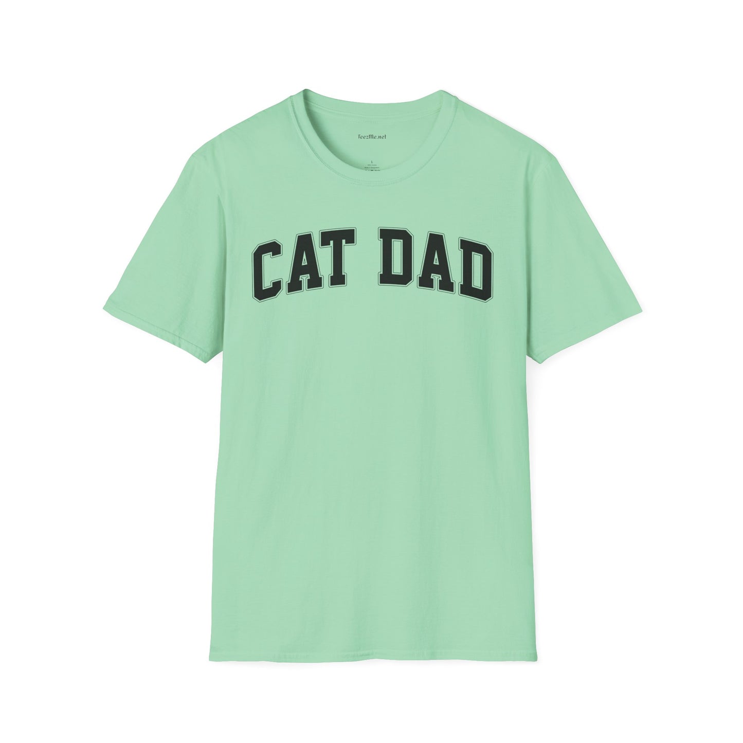Cat Dad Unisex Softstyle T-Shirt 100% Cotton Graphic