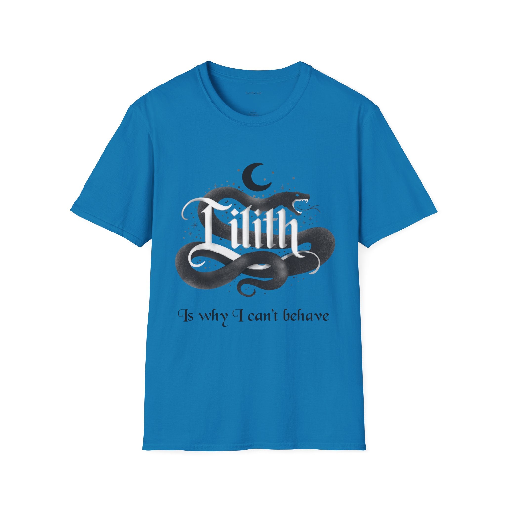 Lilith Is Why I Can't Behave Unisex Softstyle T-Shirt 100% Cotton Graphic