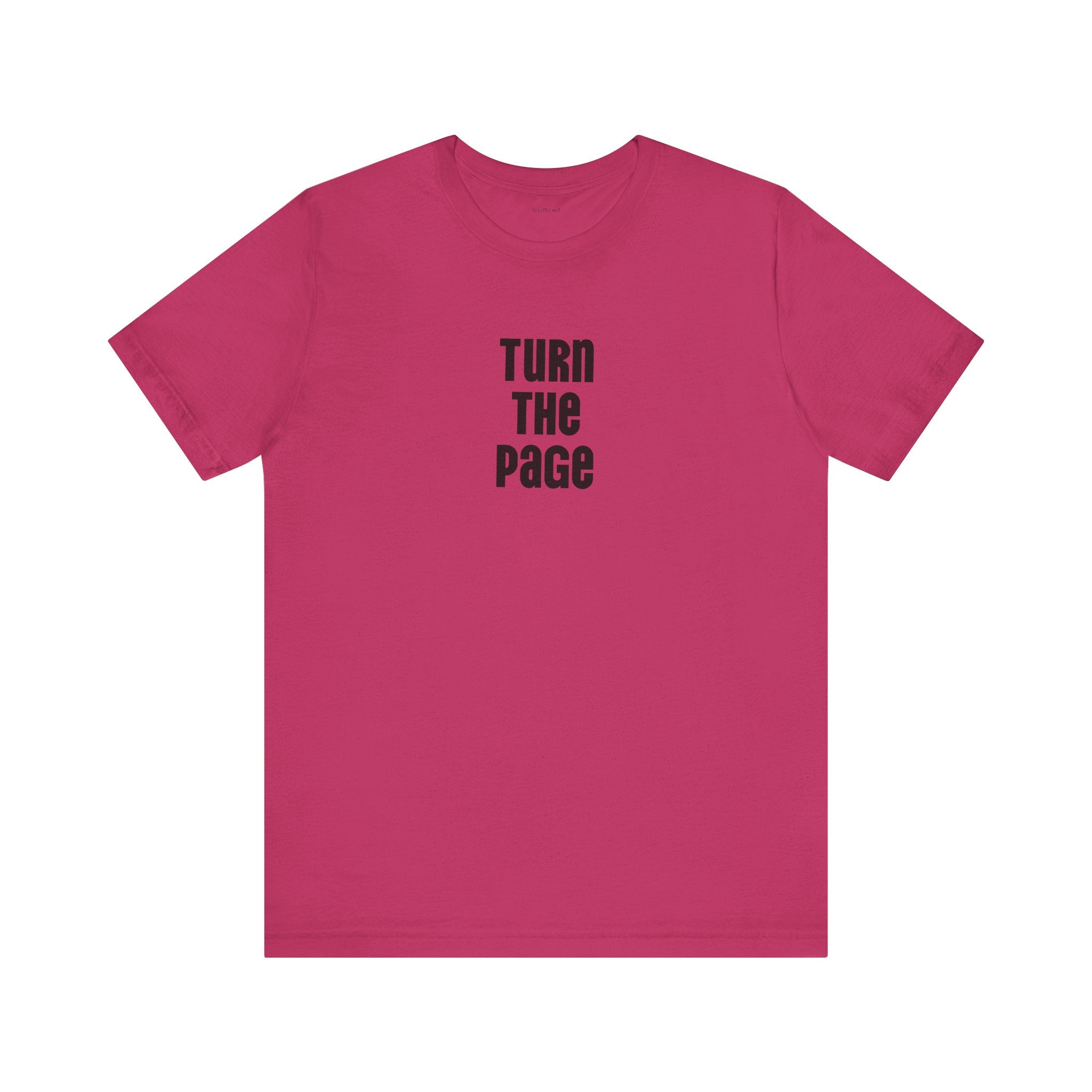 Turn the Page - Unisex Jersey Short Sleeve Tee