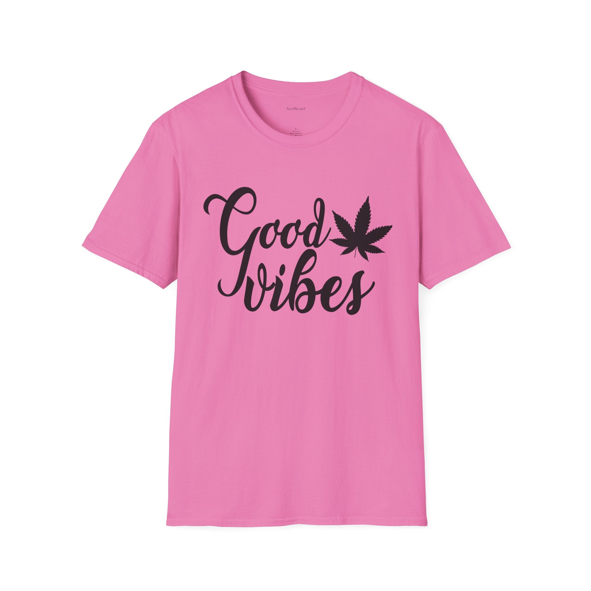 Good Vibes Weed - Unisex Softstyle T-Shirt 100% Cotton Graphic