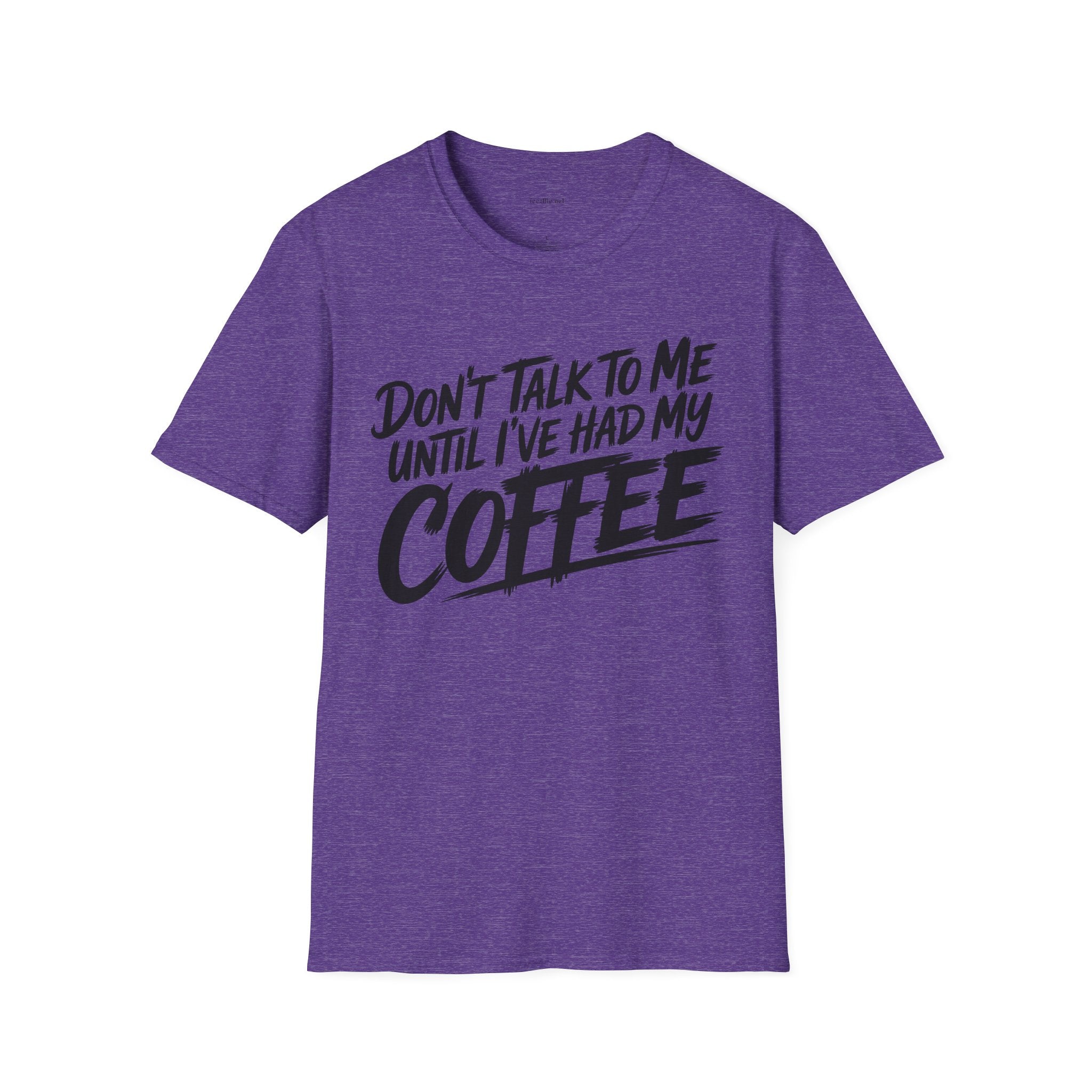 Coffee T‑Shirt — "Don't Talk to Me Until I've Had My Coffee" Graphic Tee