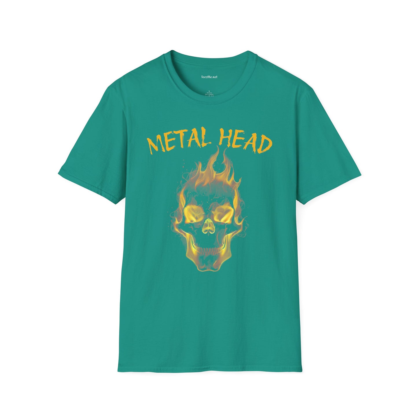 Metal Head - Unisex Softstyle T-Shirt 100% Cotton Graphic