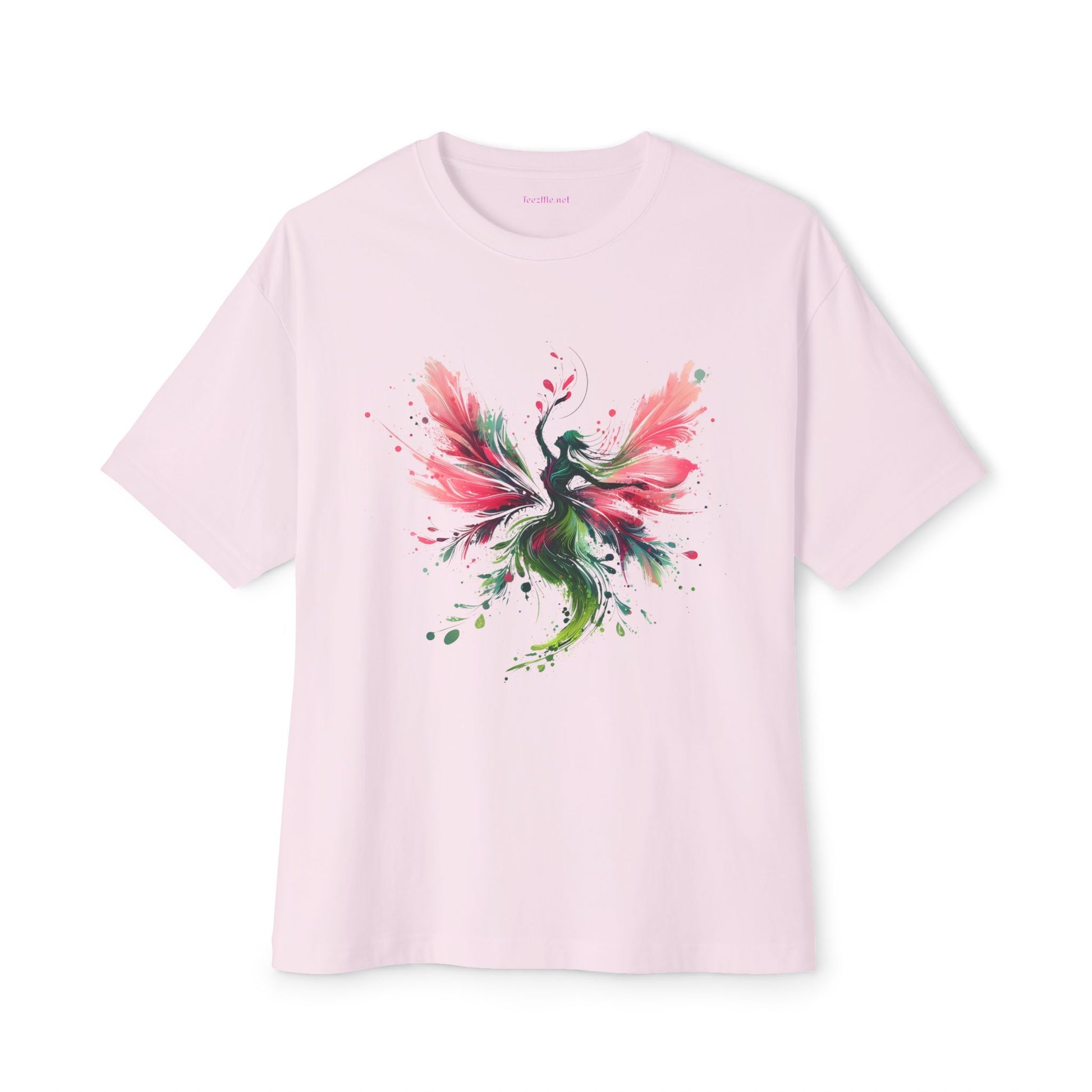 Fairy Garden 01 Unisex Oversized Boxy Tee