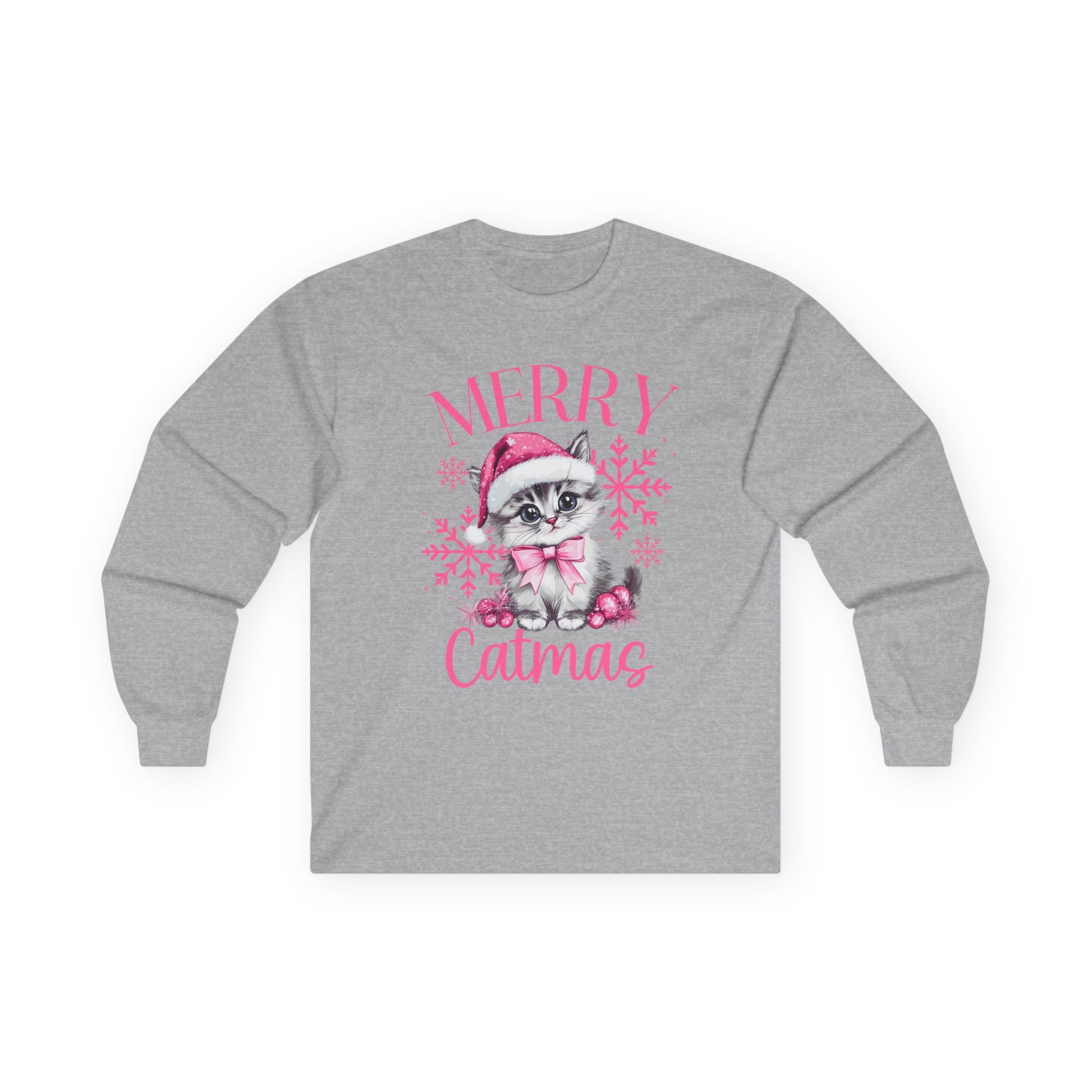 Merry Catmas - Unisex Ultra Cotton Long Sleeve Tee