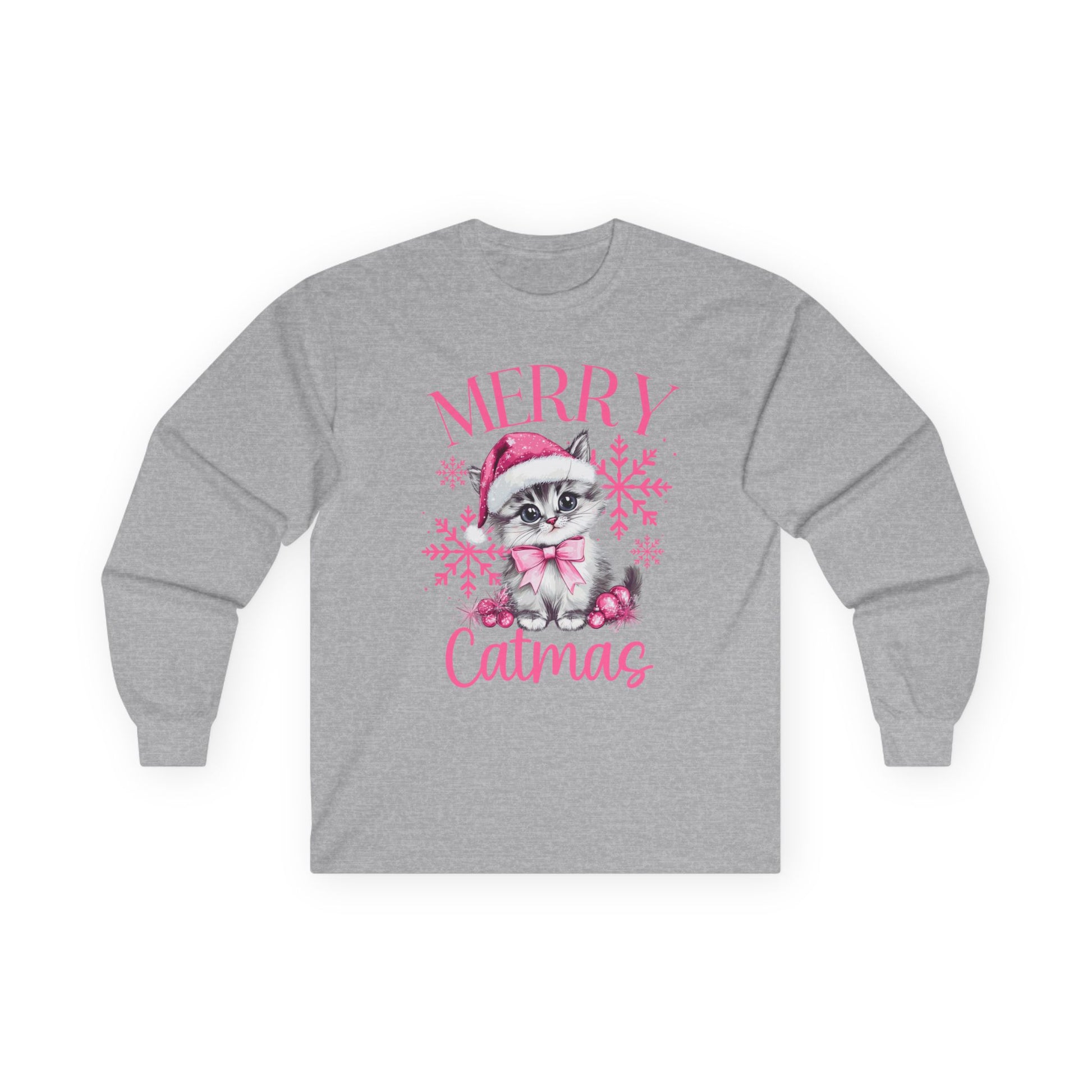 Merry Catmas - Unisex Ultra Cotton Long Sleeve Tee