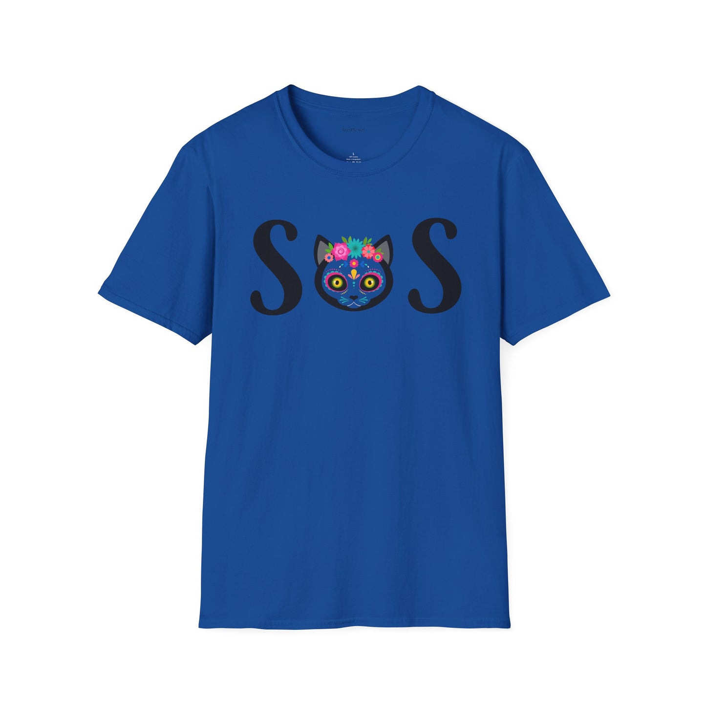 S O S - Unisex Softstyle T-Shirt 100% Cotton Graphic