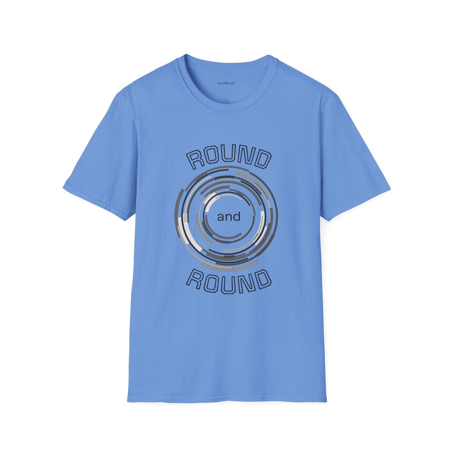 Round and Round - Unisex Softstyle T-Shirt 100% Cotton Graphic
