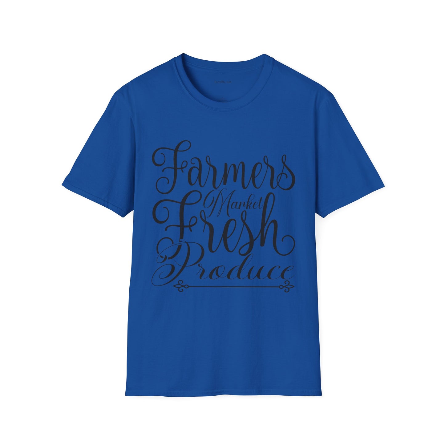 Farmers Market Fresh Produce Unisex Soft Style T-Shirt 100% Cotton Graphic