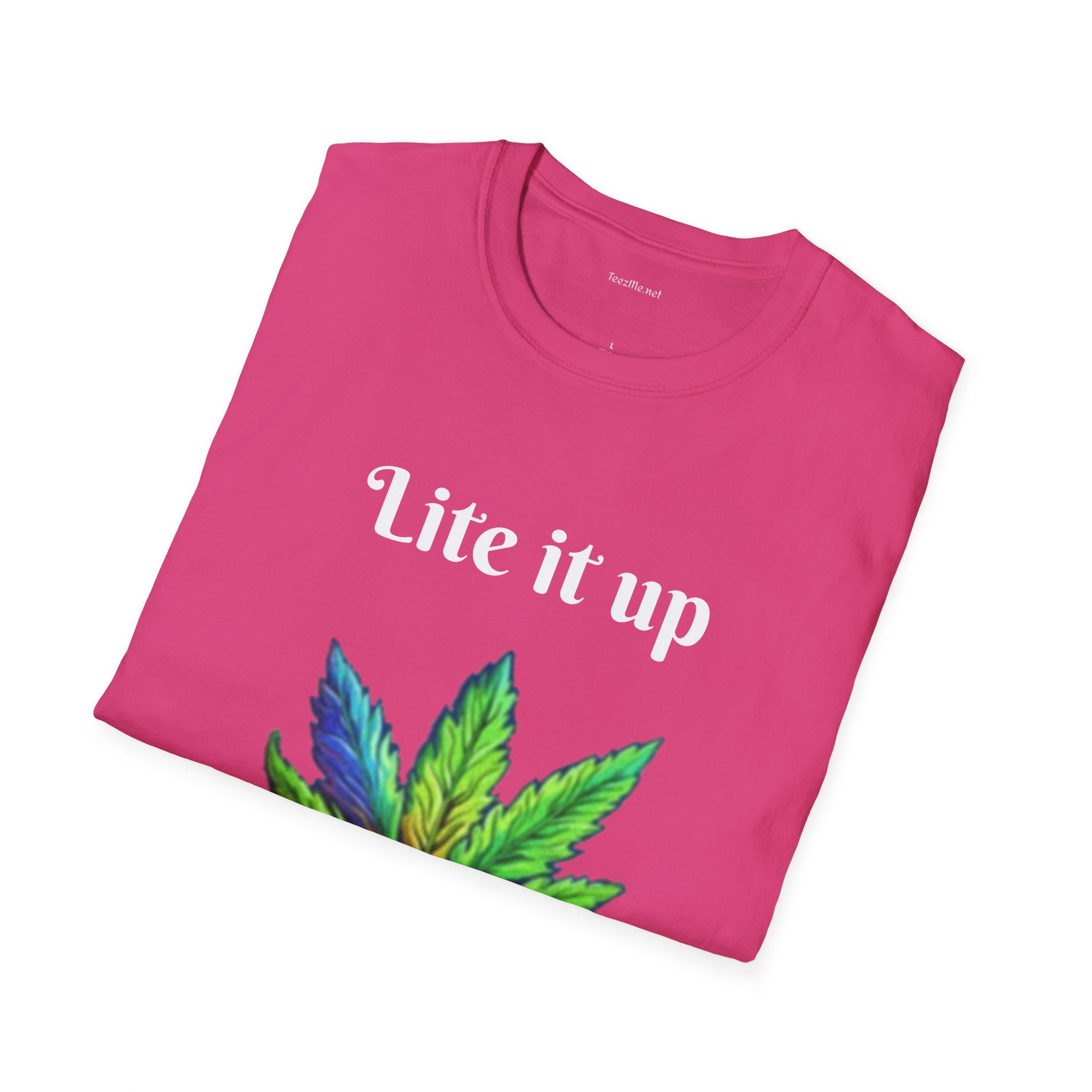 Lite it up - Unisex Softstyle T-Shirt 100% Cotton Graphic