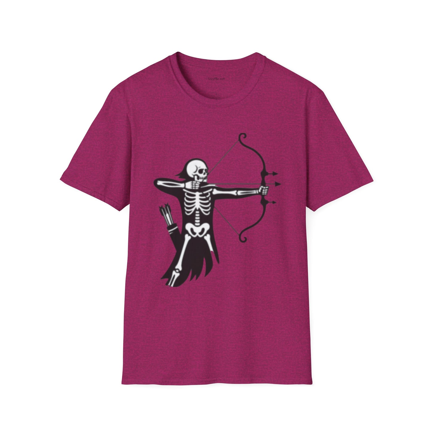 Skeleton Archer Unisex Softstyle T-Shirt 100% Cotton Graphic