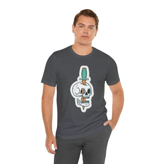 Skull dagger - Unisex Jersey Short Sleeve Tee