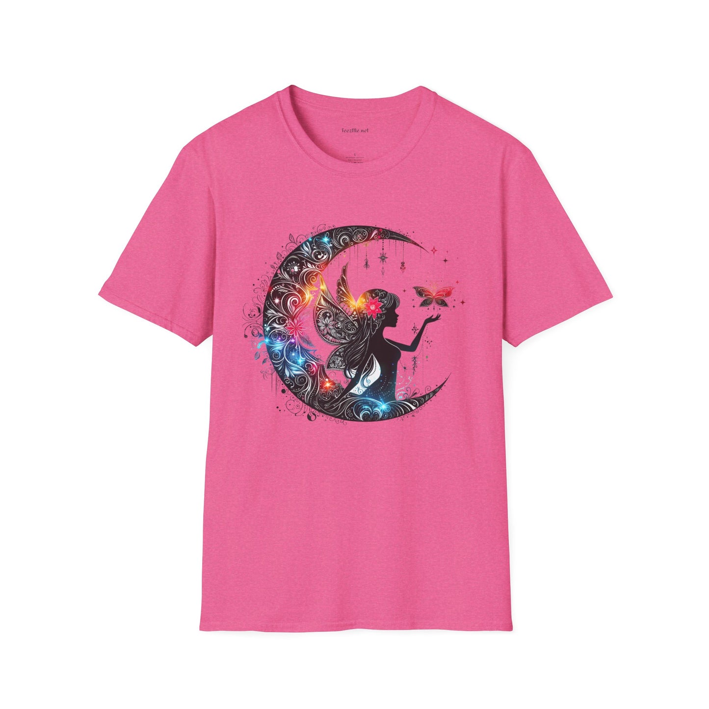 Moon Fairy 03 Unisex Soft Style T-Shirt 100% Cotton Graphic