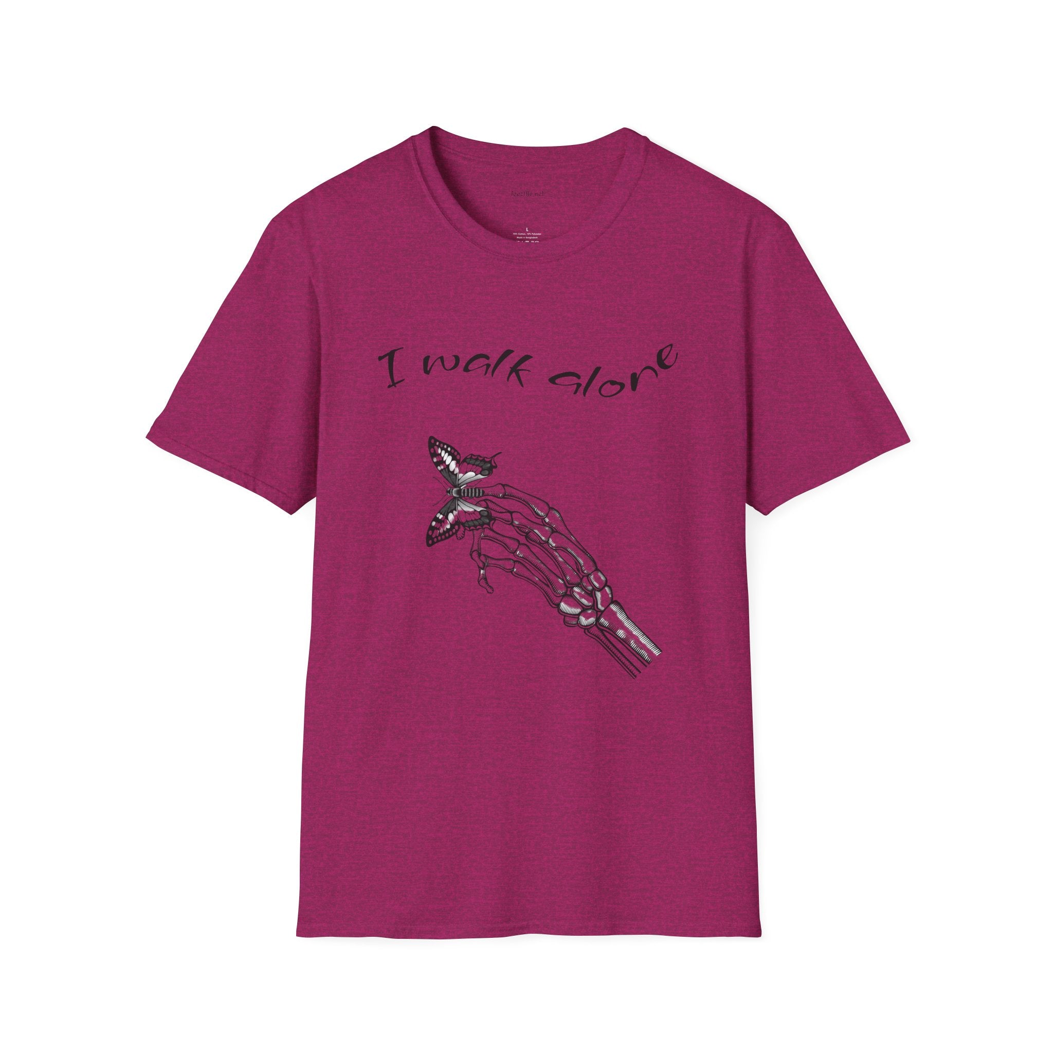 I walk alone - Unisex Softstyle T-Shirt 100% Cotton Graphic