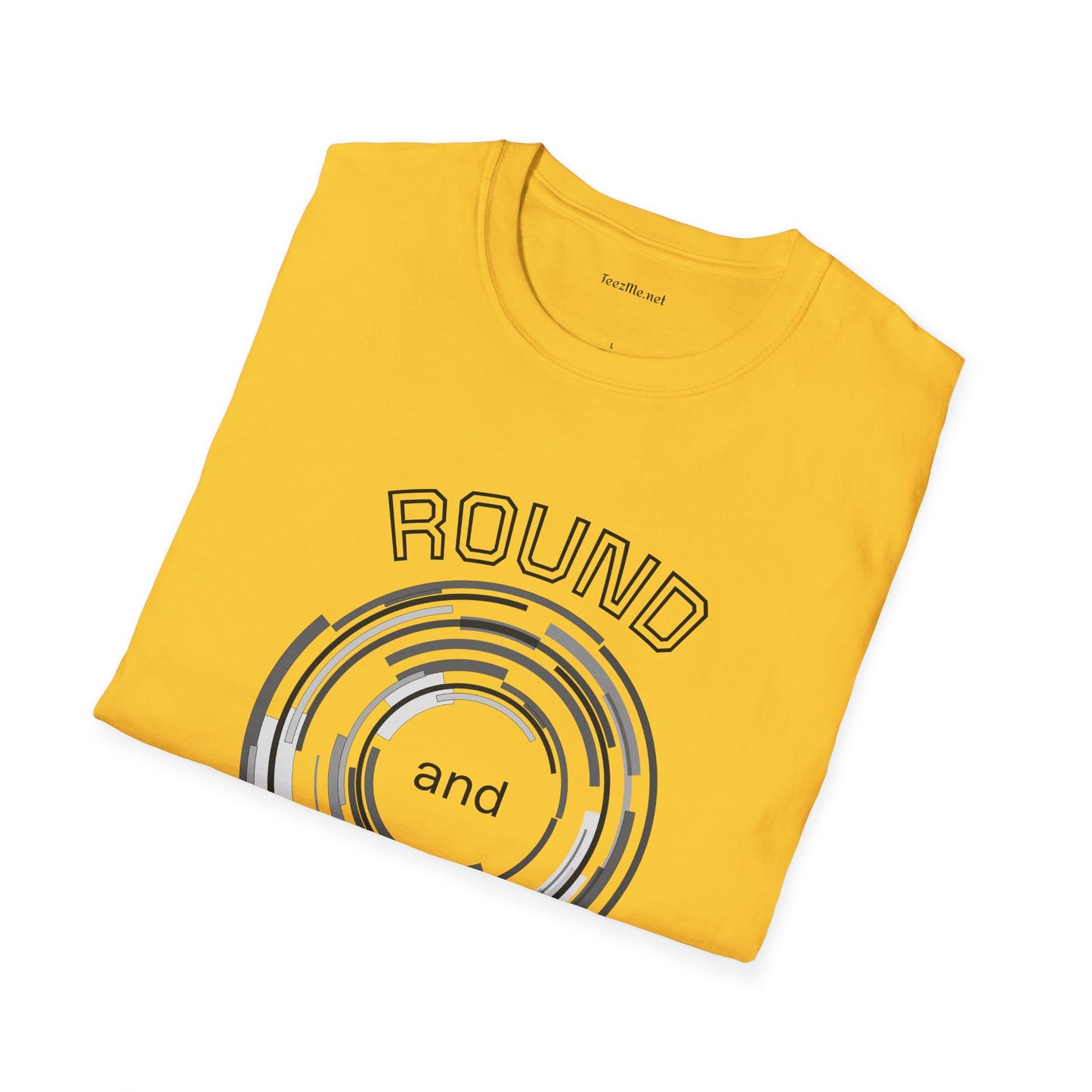 Round and Round - Unisex Softstyle T-Shirt 100% Cotton Graphic