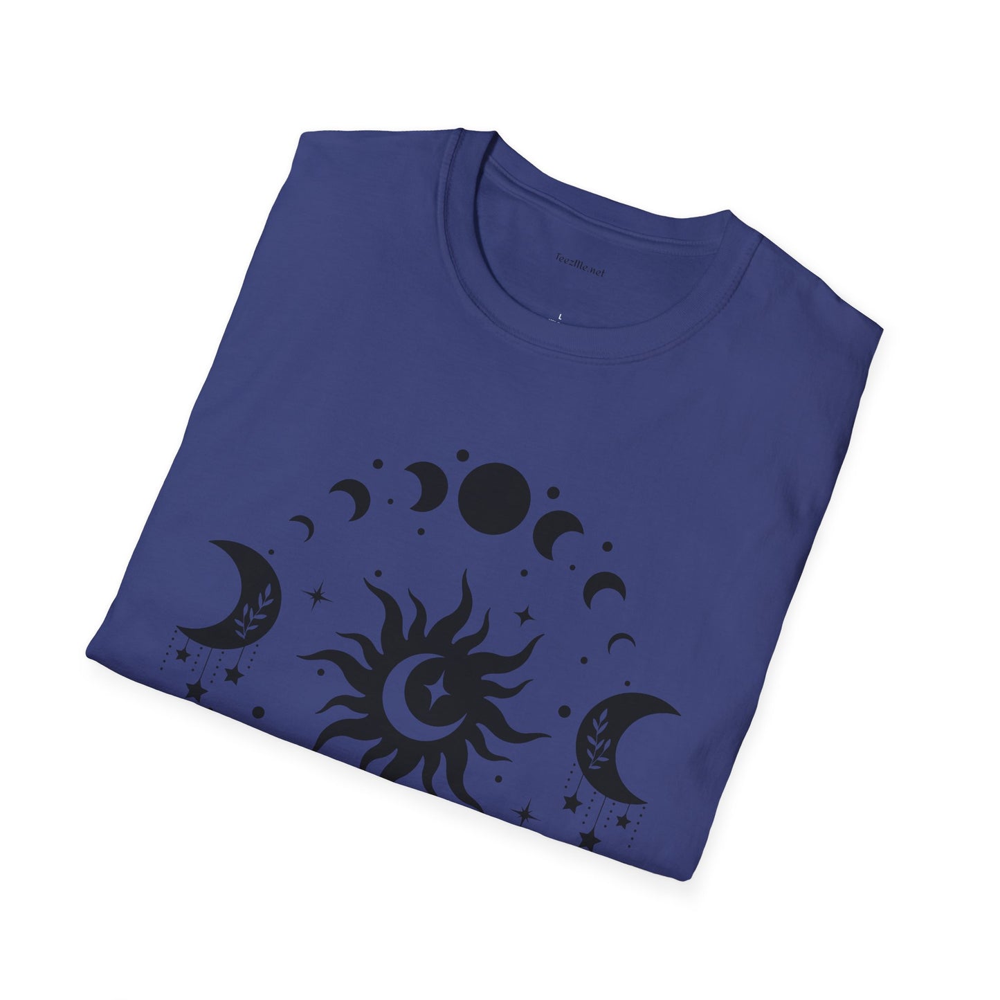 Sun and Moon  - Unisex Softstyle T-Shirt 100% Cotton Graphic