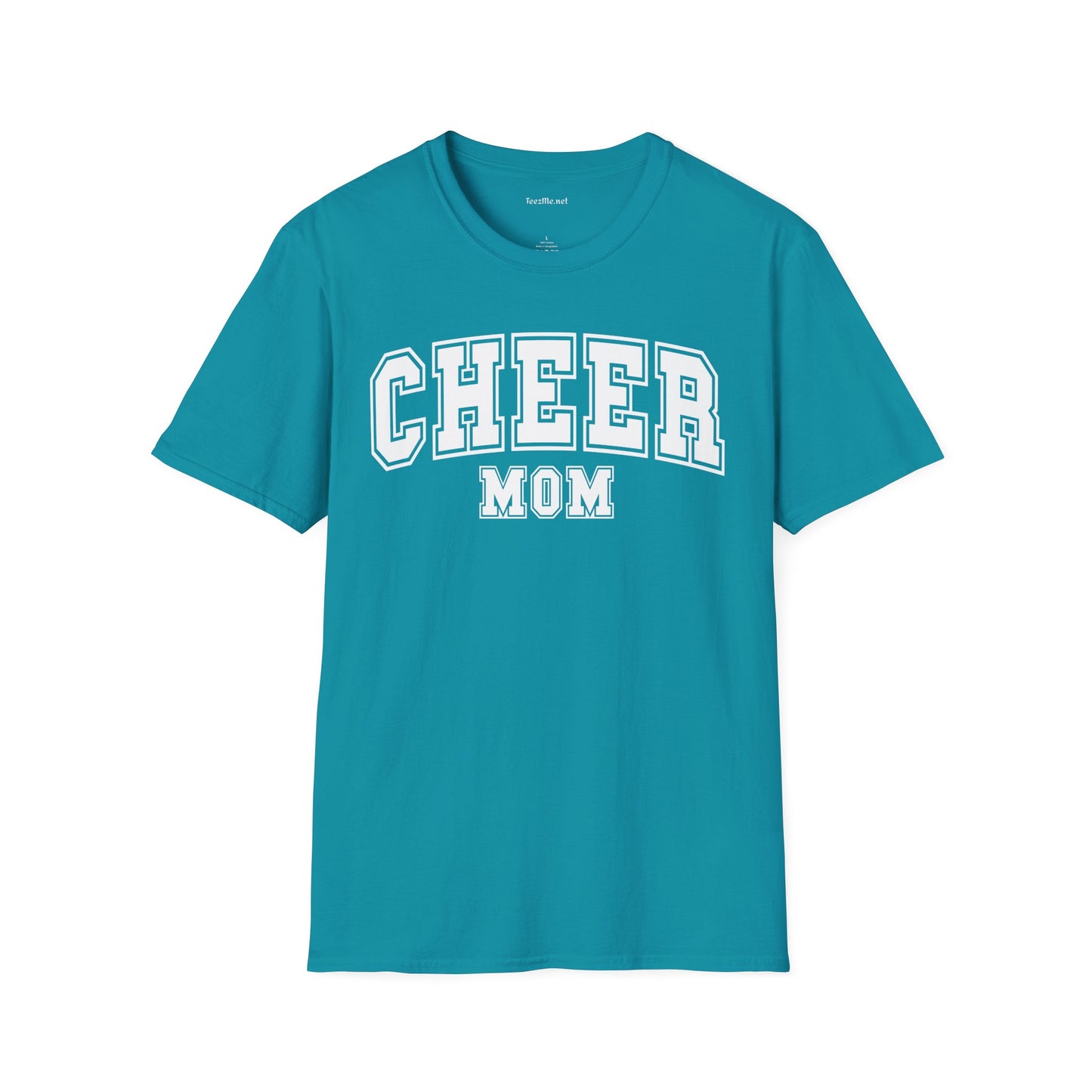 Cheer Mom Unisex Soft Style T-Shirt 100% Cotton Graphic