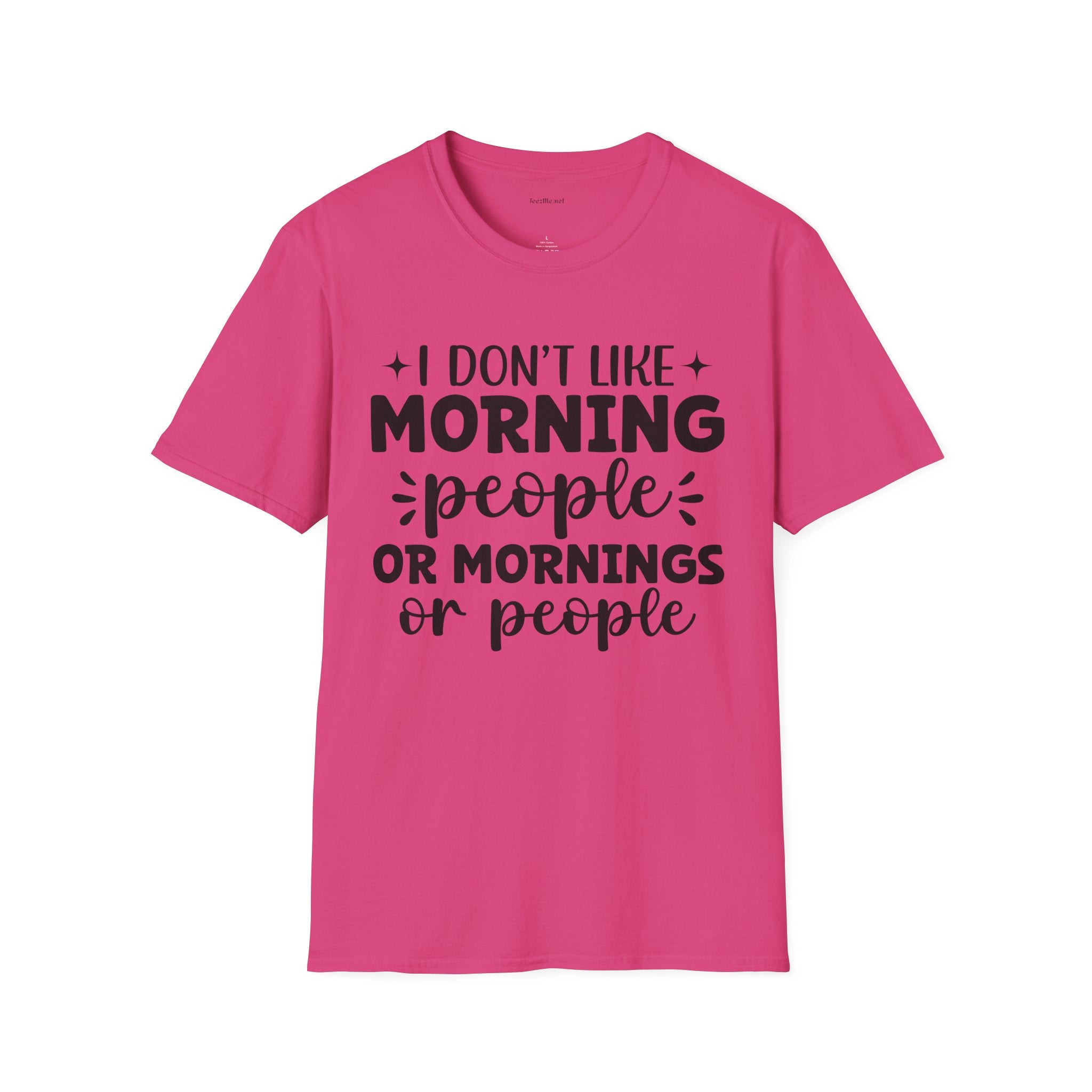 I don't like - Unisex Softstyle T-Shirt 100% Cotton Graphic