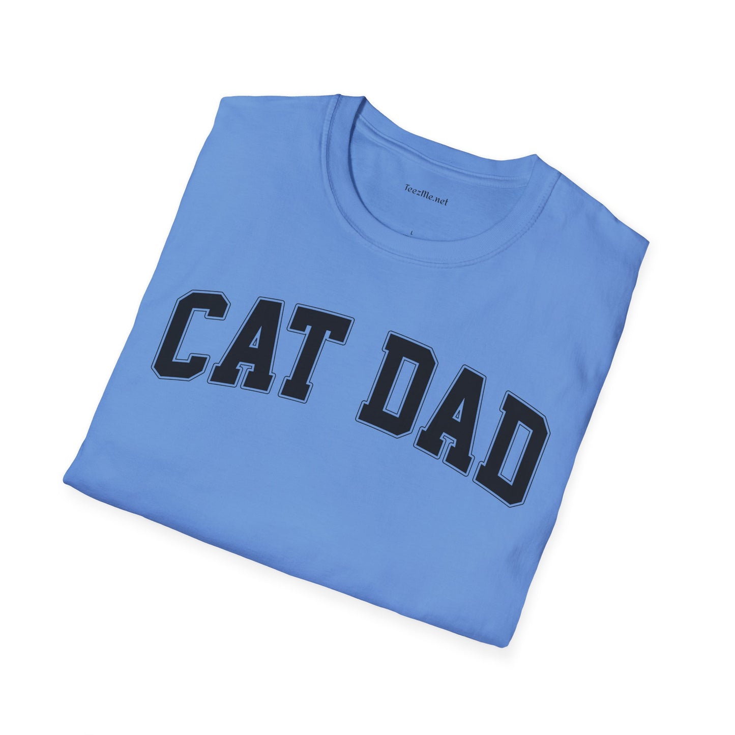 Cat Dad Unisex Softstyle T-Shirt 100% Cotton Graphic