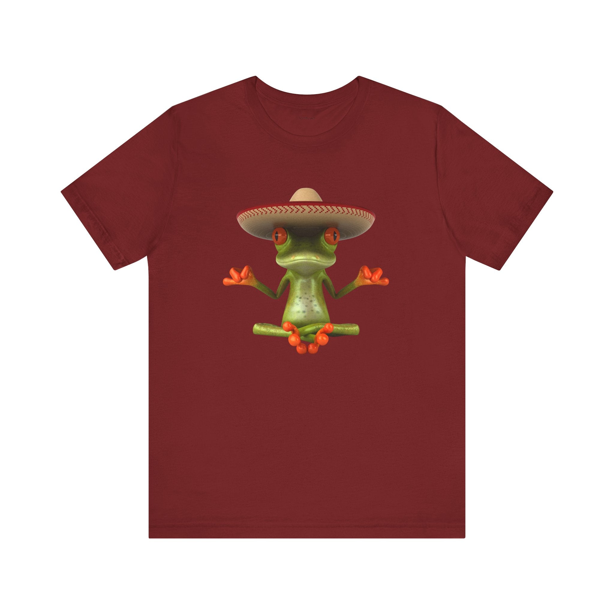 Frog Meditating - Unisex Jersey Short Sleeve Tee