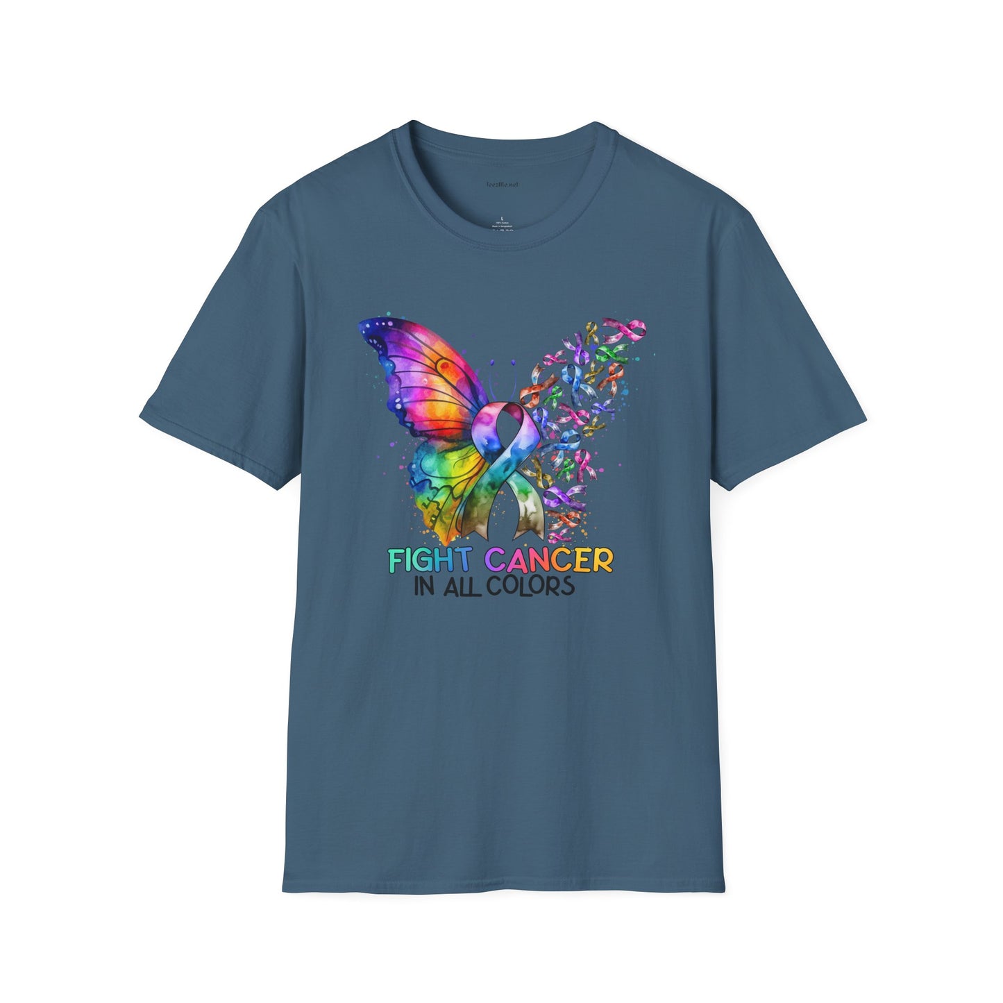 Fight Cancer  - Unisex Softstyle T-Shirt 100% Cotton Graphic
