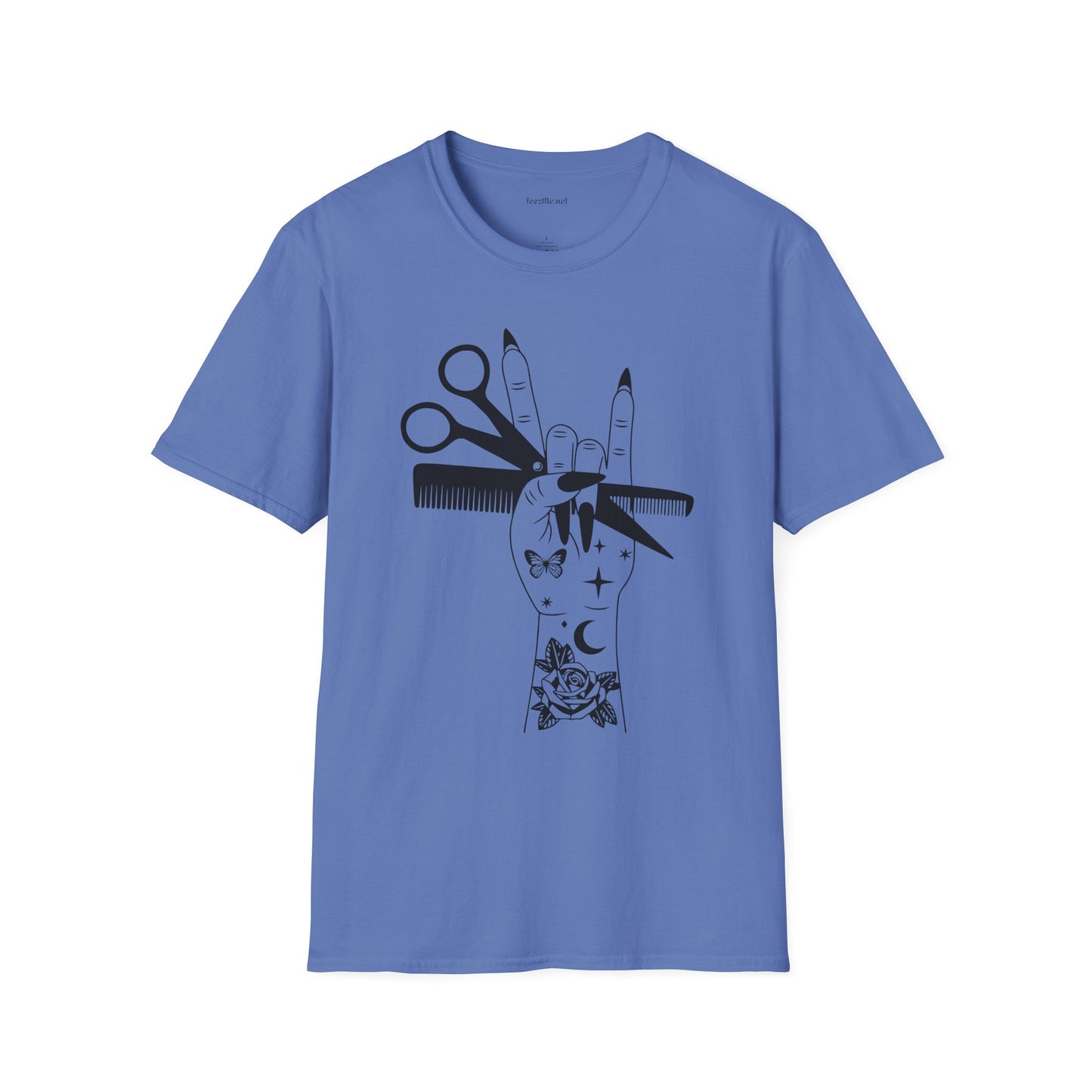 Hairstylist Boho Unisex Softstyle T-Shirt 100% Cotton Graphic