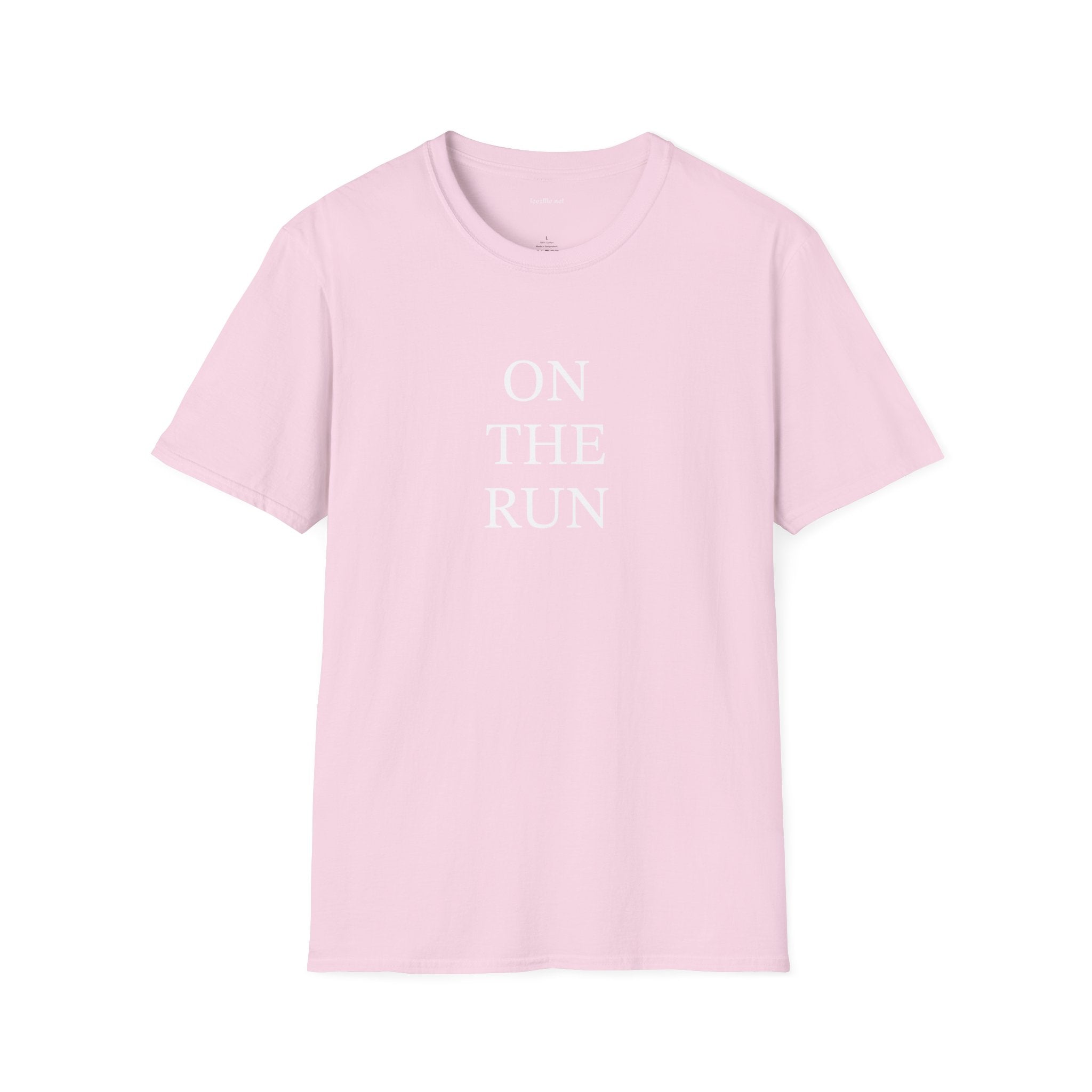 ON THE RUN - Unisex Softstyle T-Shirt 100% Cotton Graphic