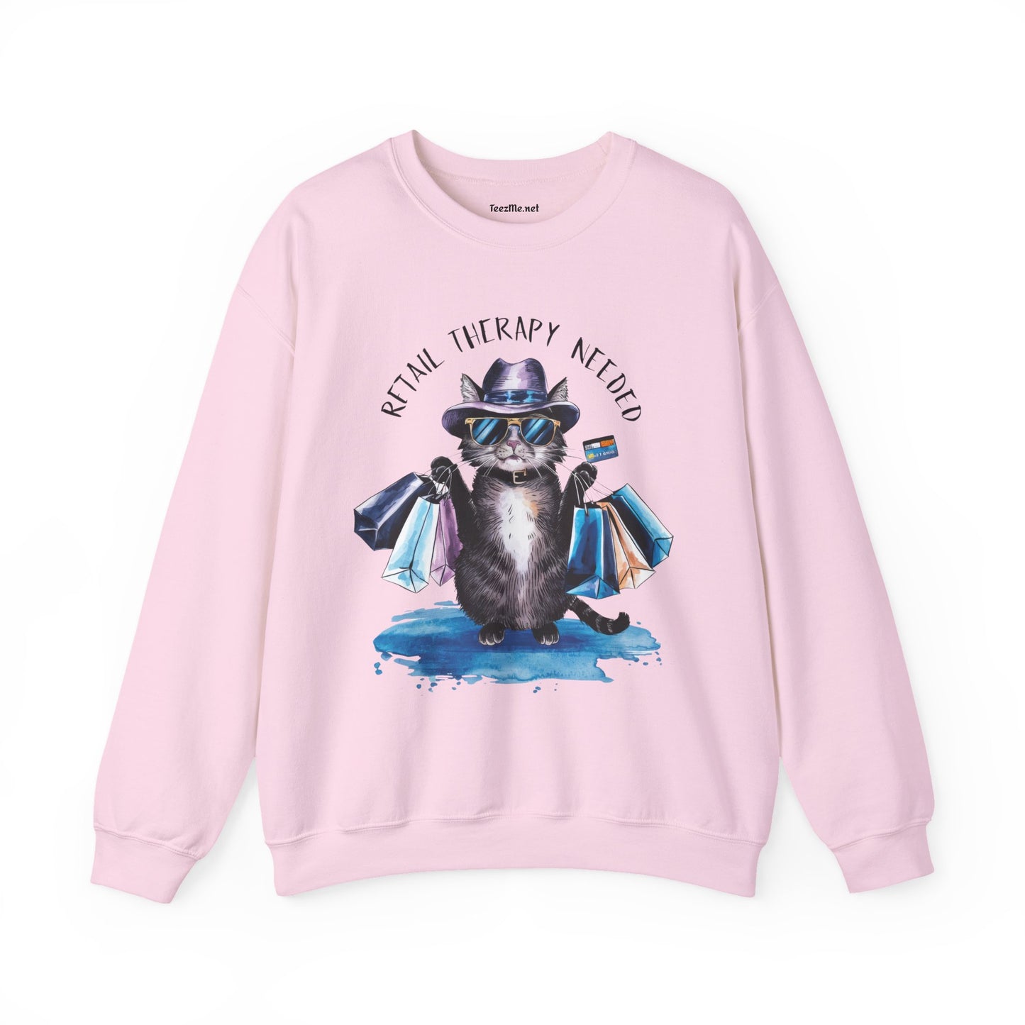 Retail Therapy Needed Unisex Heavy Blend™ Crewneck Sweatshirt Graphic