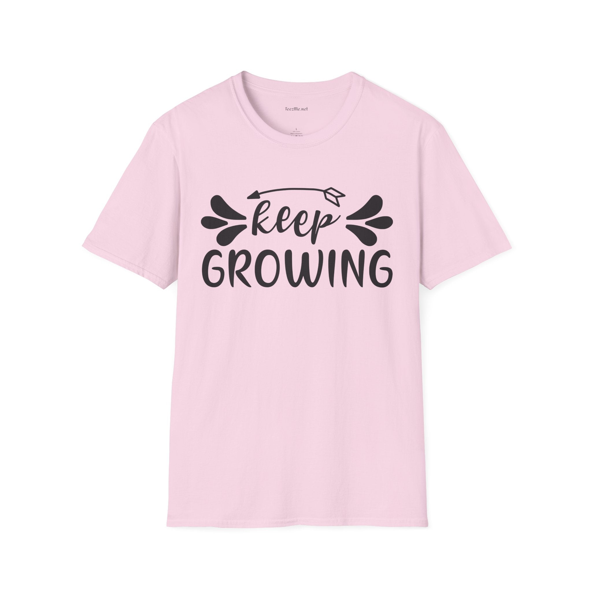 Keep Growing 03 Unisex Soft Style T-Shirt 100% Cotton Graphic