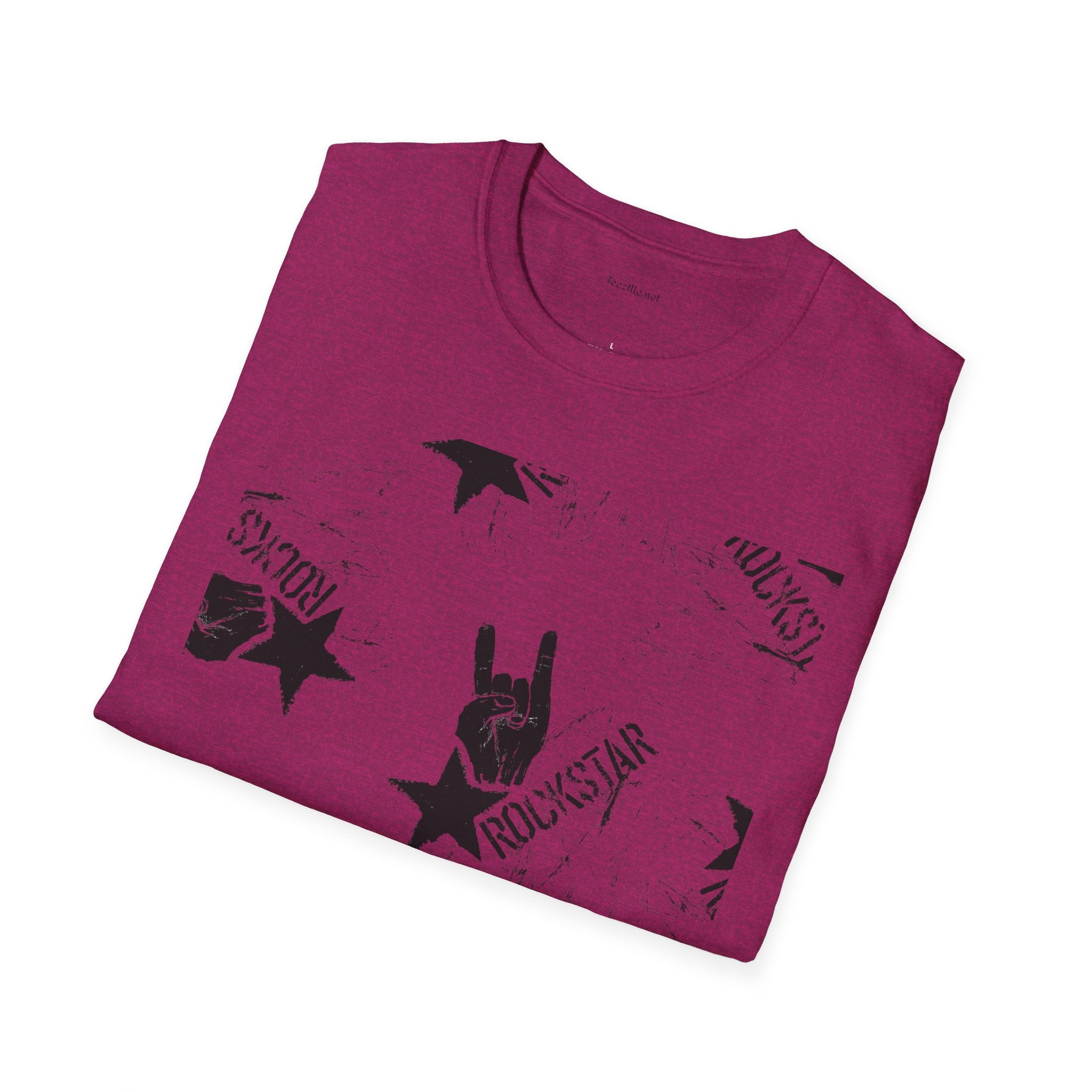 ROCK STAR illustation - Unisex Softstyle T-Shirt 100% Cotton Graphic