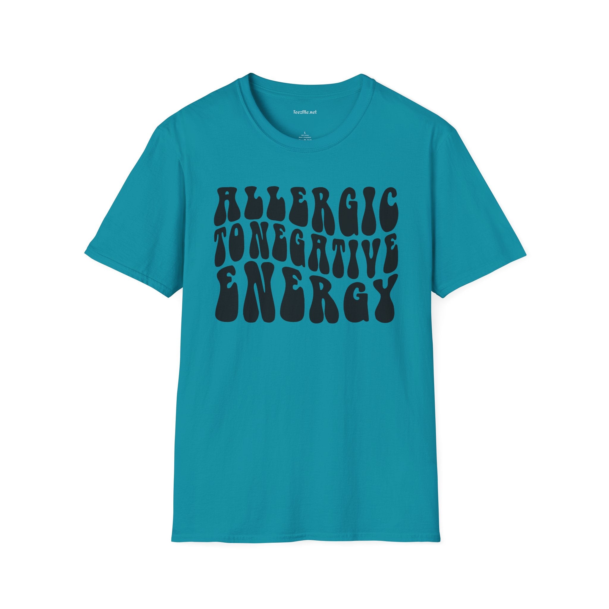 Allergic to Negative Energy Unisex Softstyle T-Shirt 100% Cotton Graphic