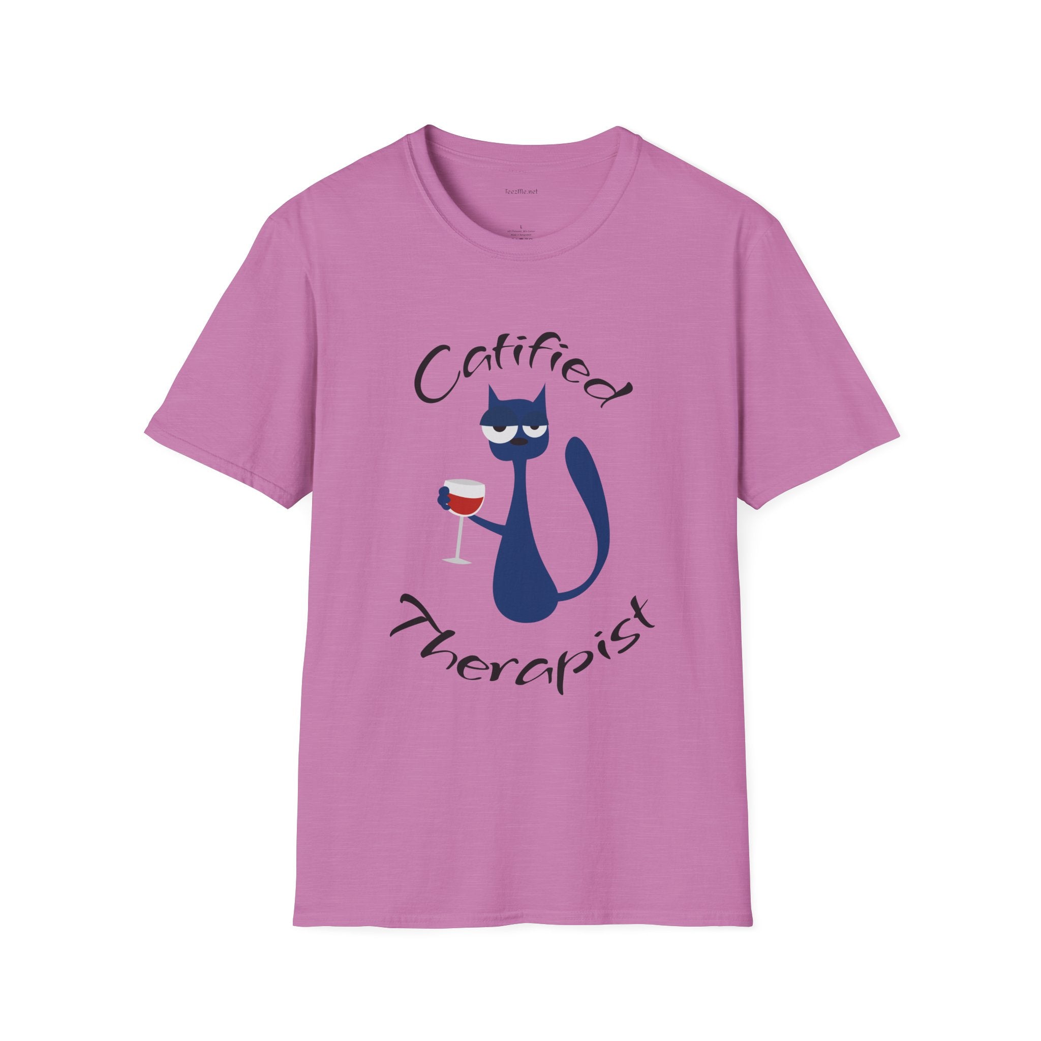 Catified Therapist - Unisex Softstyle T-Shirt 100% Cotton Graphic