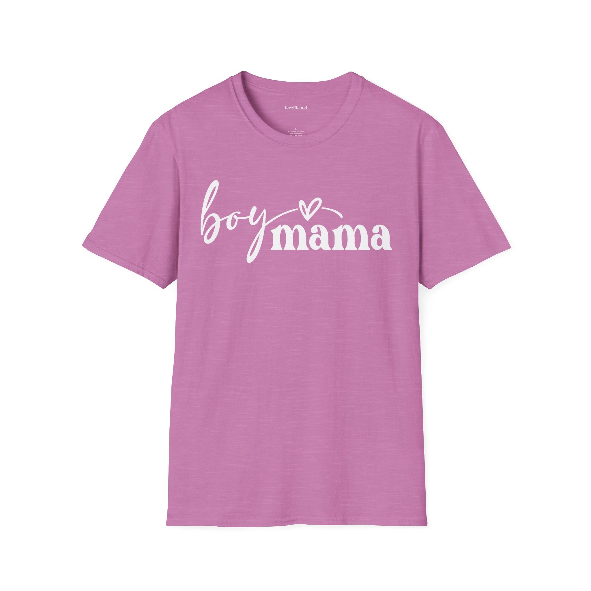 Boy Mama 01 Unisex SoftStyle T-Shirt 100% Cotton Graphic
