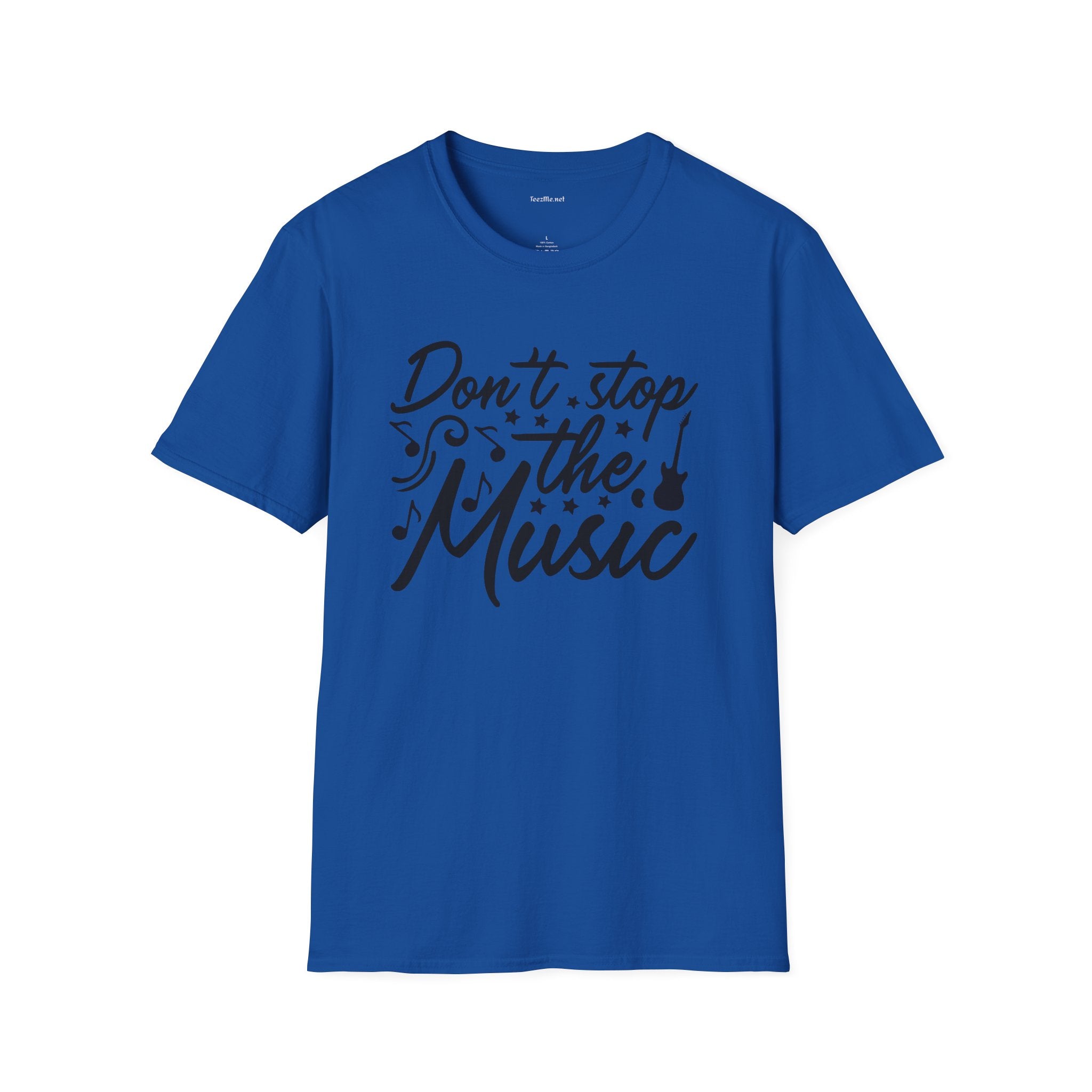 Don't stop the Music 1 - Unisex Softstyle T-Shirt 100% Cotton Graphic